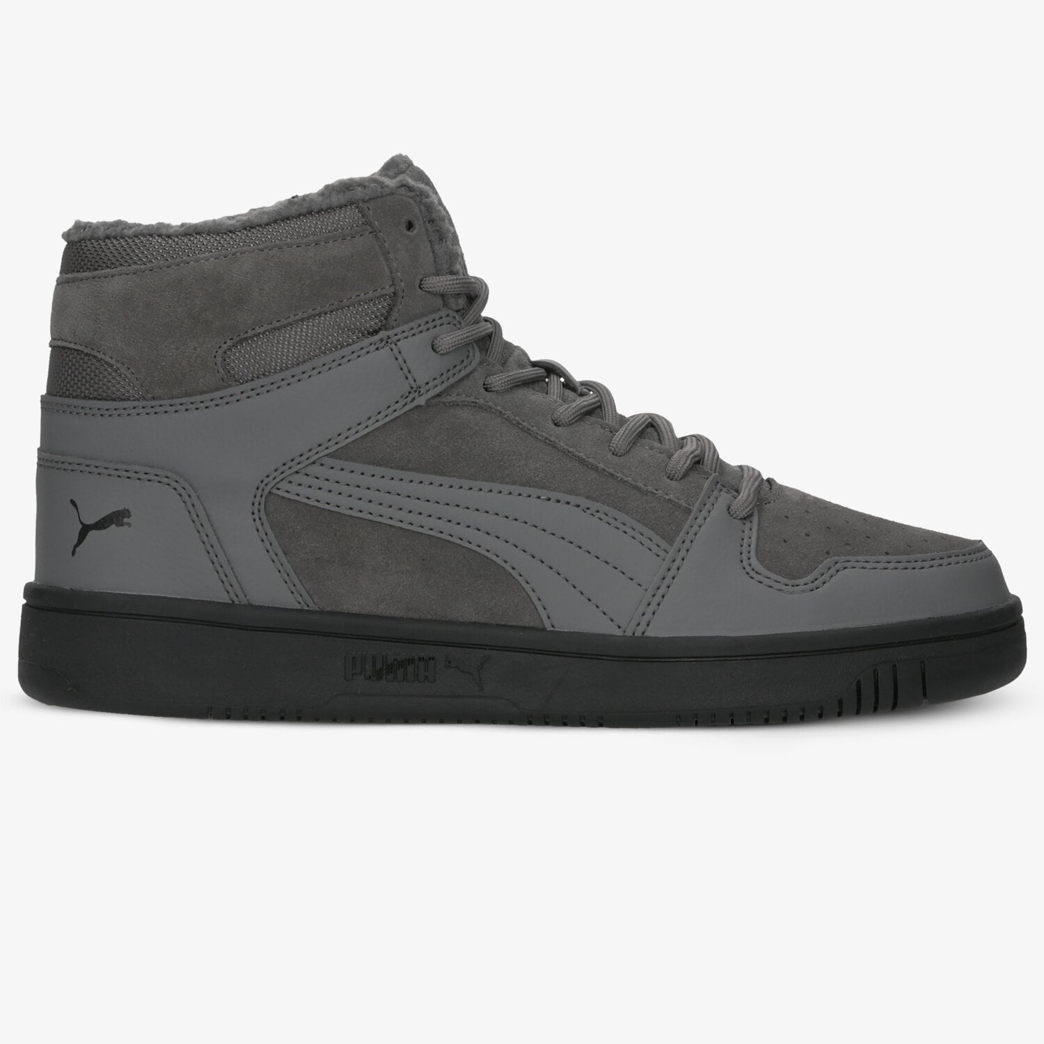 Barbați pantofi sport PUMA REBOUND LAYUP SD FUR 36983102 Gri