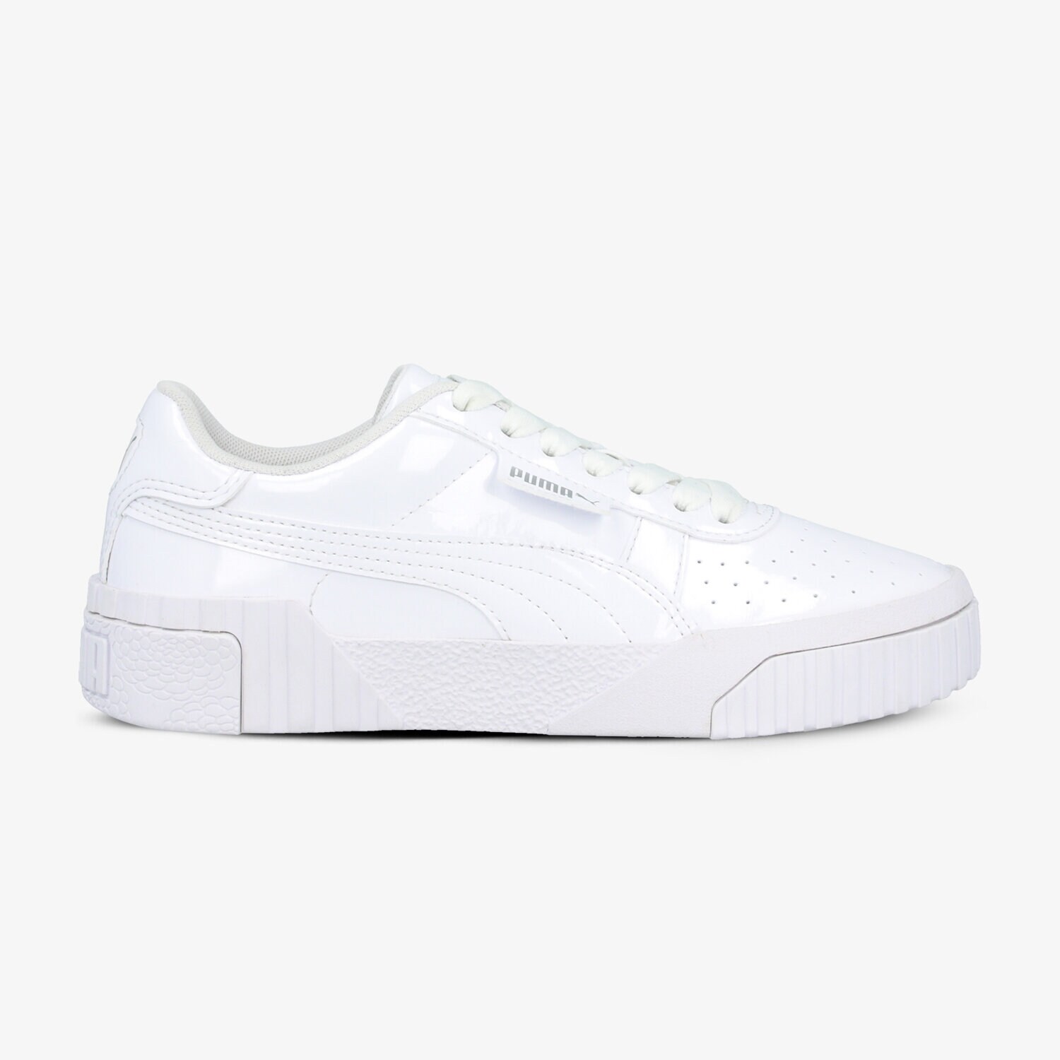 Copii pantofi sport PUMA CALI PATENT JR 37013901 Alb