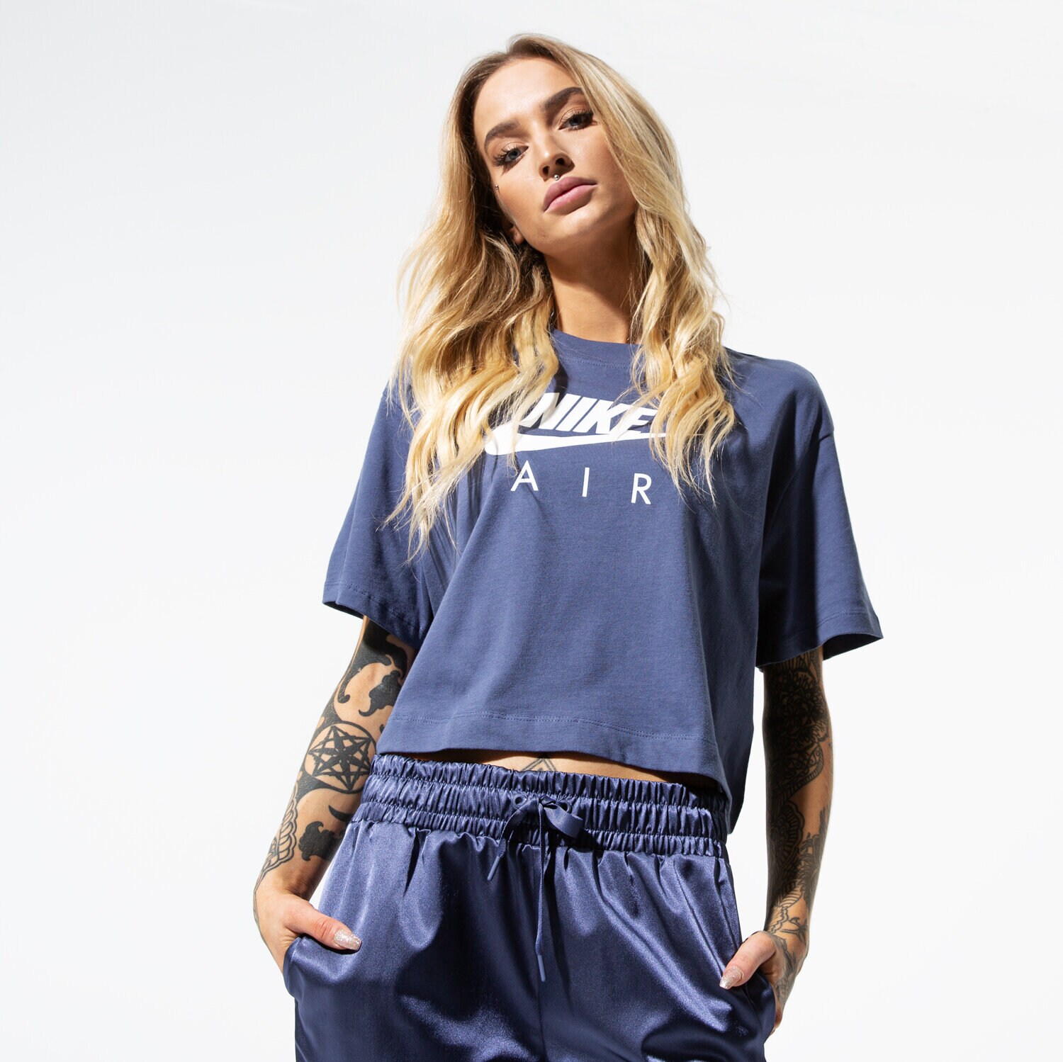 Femei tricou NIKE TRICOU SS W NSW AIR TOP SS BV4777-557 Violet