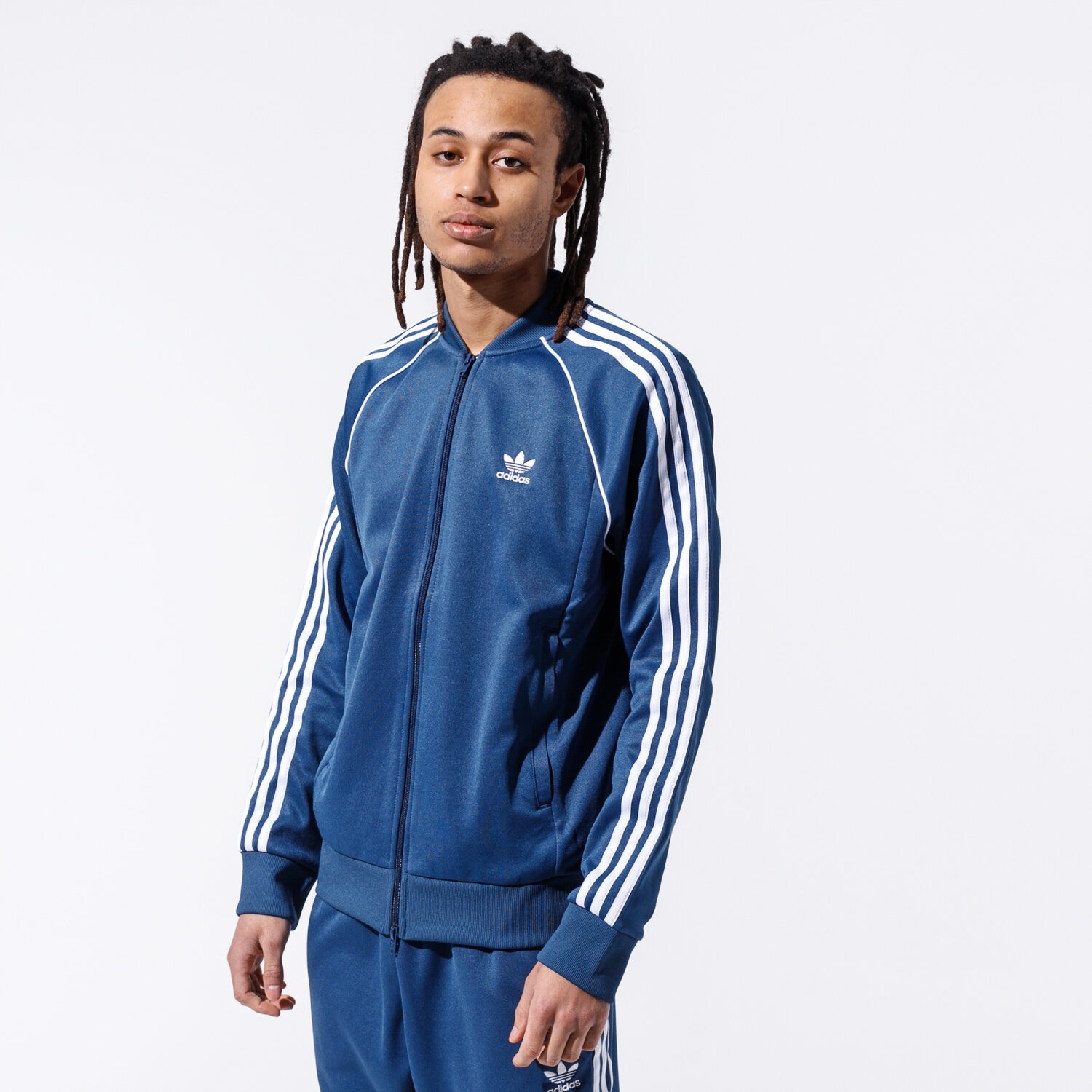 Bărbați bluză ADIDAS BLUZĂ SST TT FM3804 Bleumarin