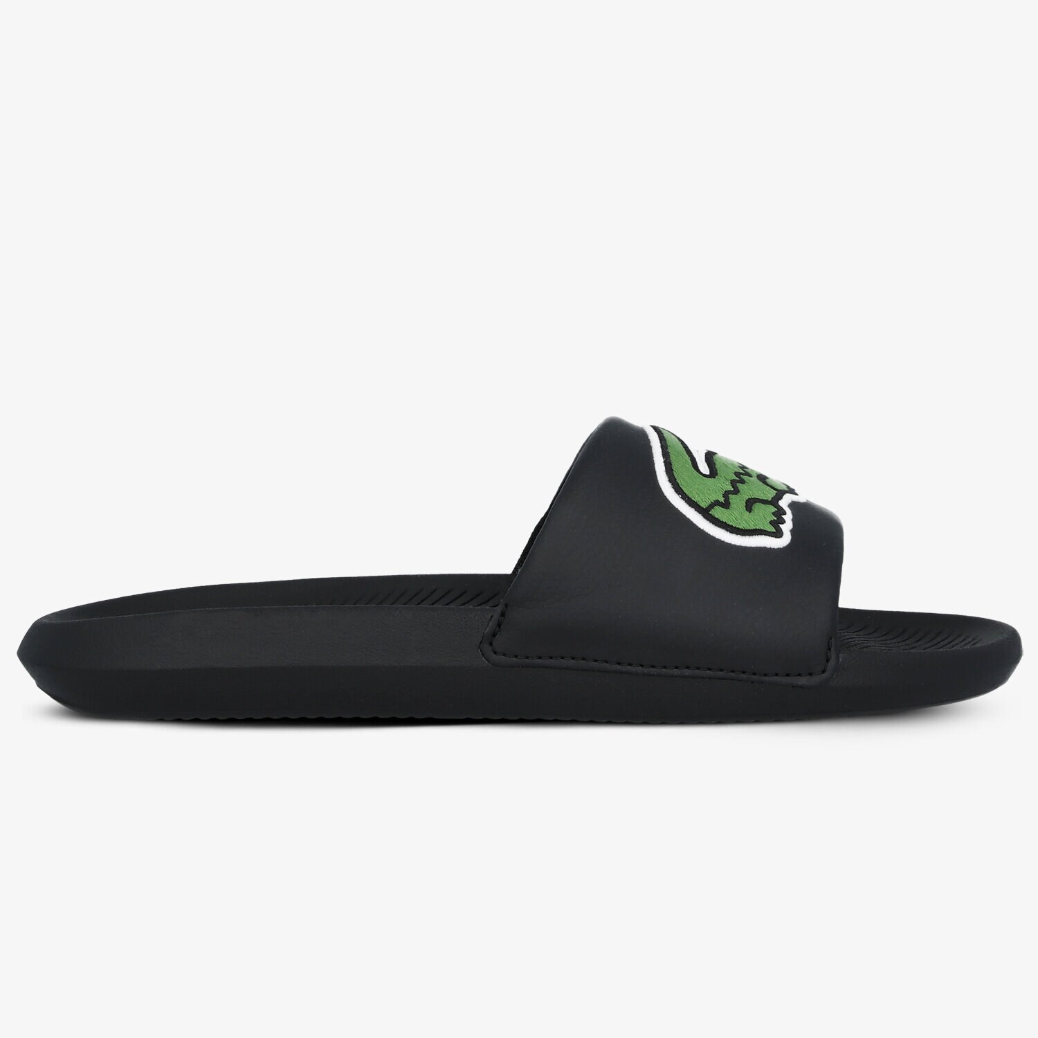 Bărbați șlapi LACOSTE CROCO SLIDE 319 4 US 738CMA00731B4 Negru