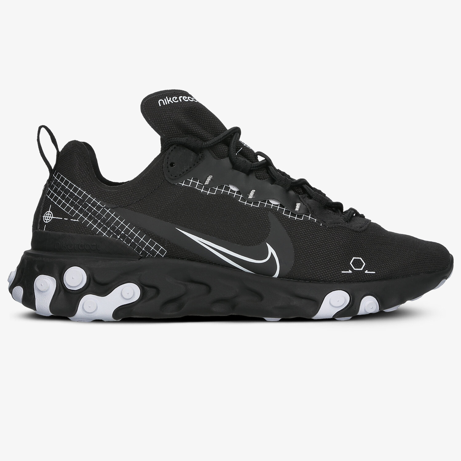 Barbați pantofi sport NIKE REACT ELEMENT 55 CU3009-001 Negru