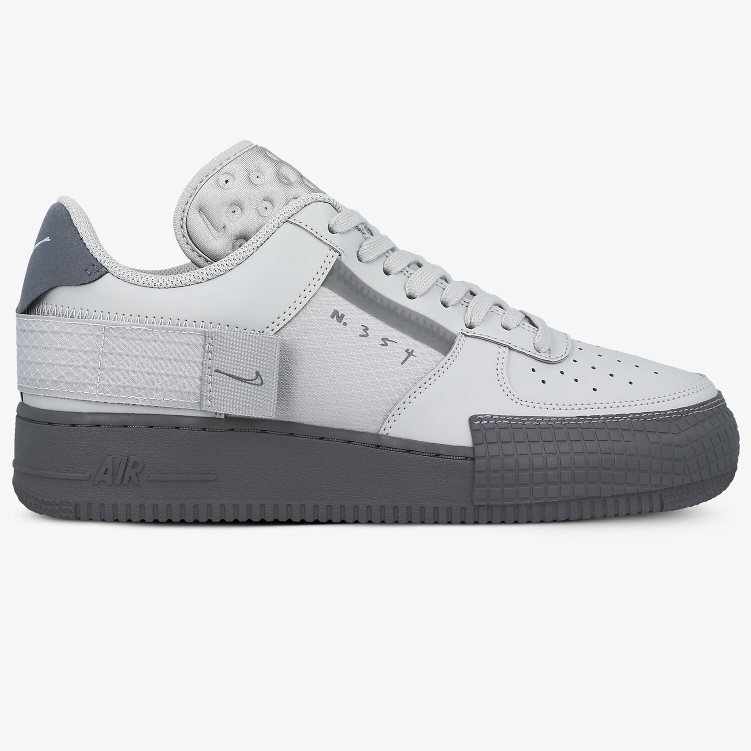 Barbați pantofi sport NIKE AIR FORCE 1 TYPE-2 CT2584-001 Gri