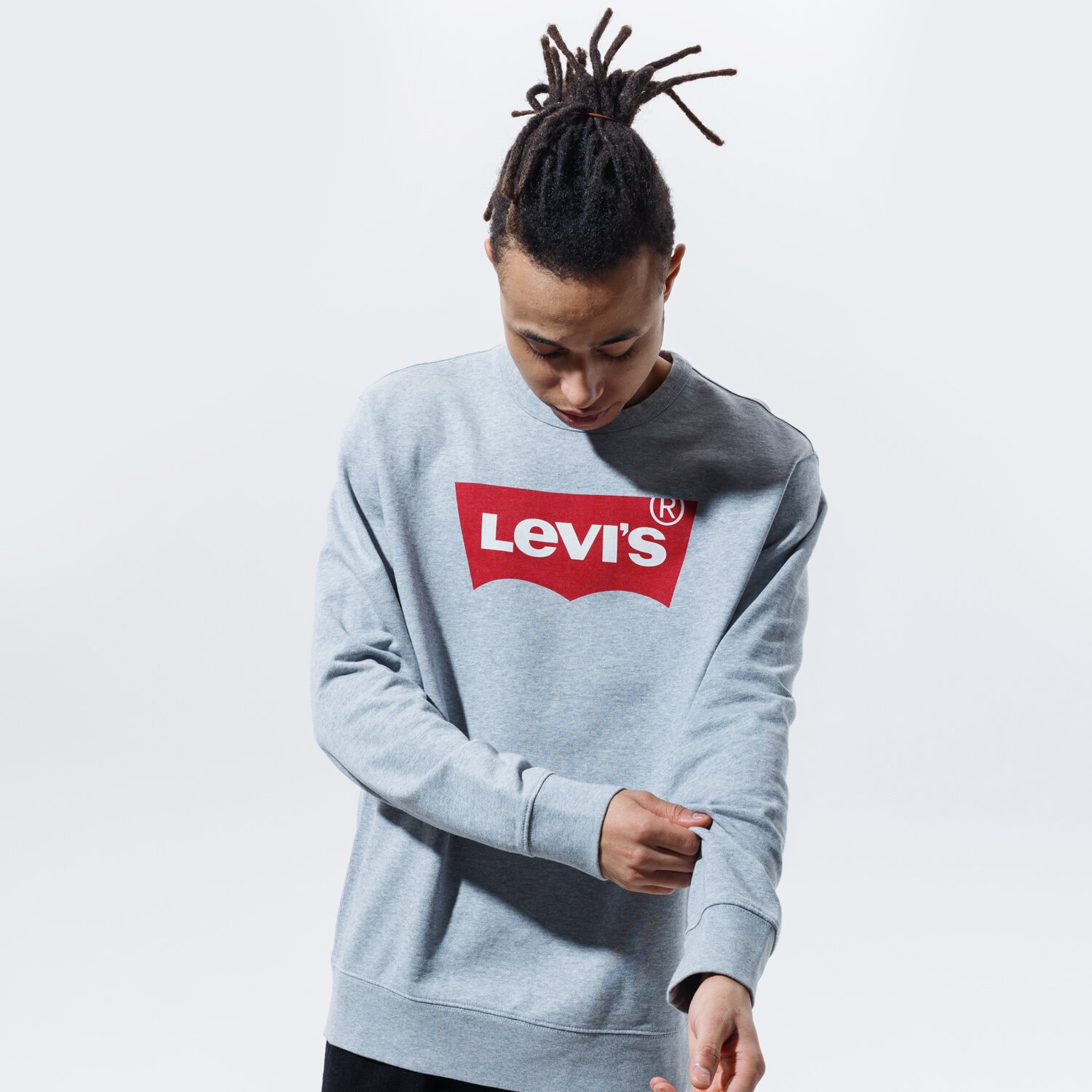 Bărbați bluză LEVI'S BLUZĂ GRAPHIC CREW B 17895-0079 Gri
