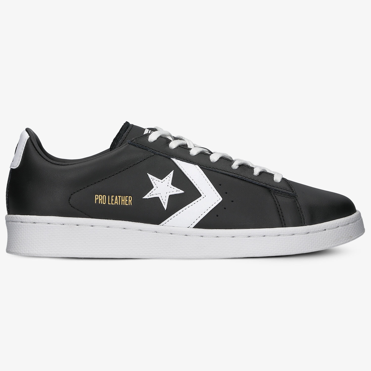 Barbați pantofi sport CONVERSE PRO LEATHER GOLD STANDARD 167238C Negru