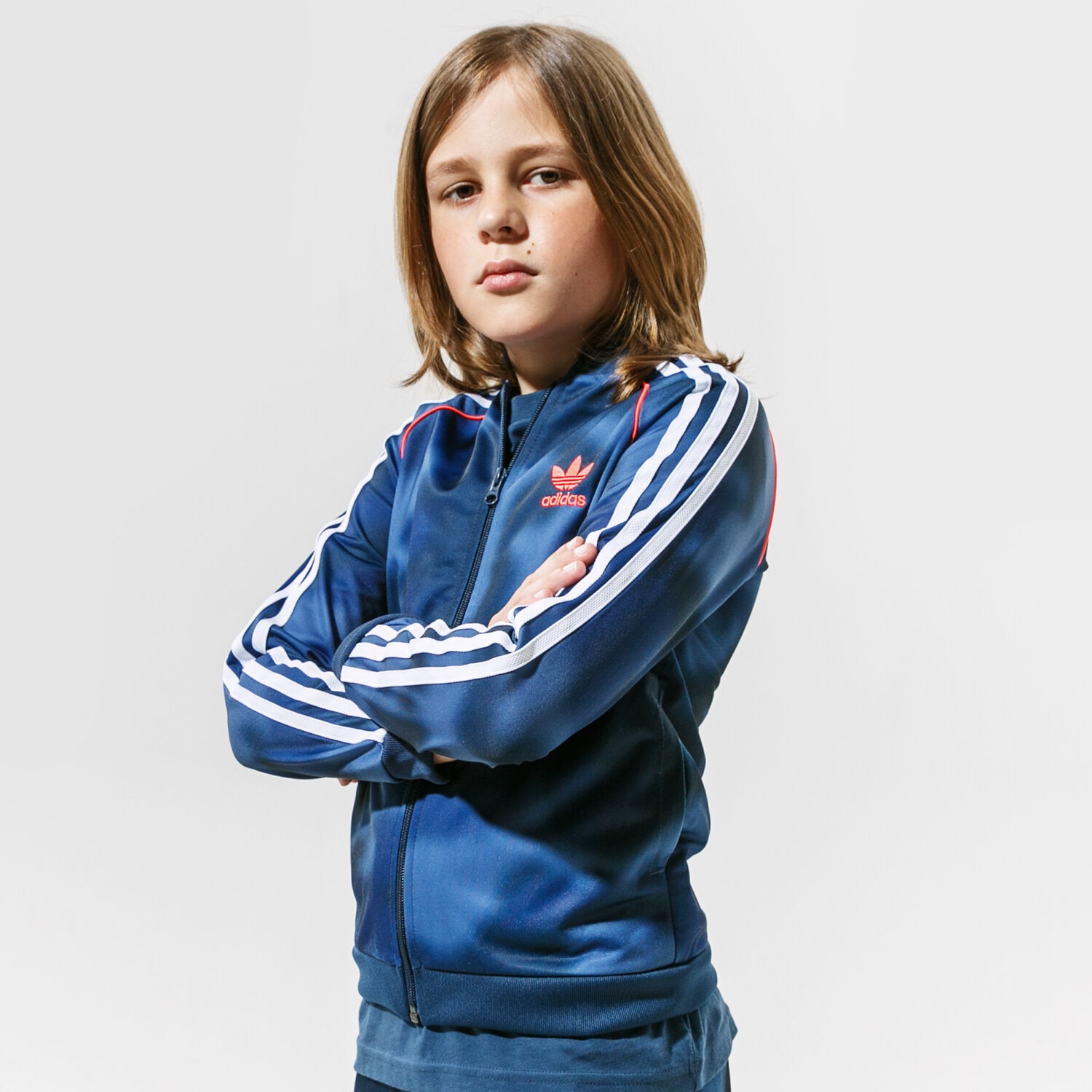 Copii bluză ADIDAS BLUZĂ SST TOP MM MM GN4128 Bleumarin