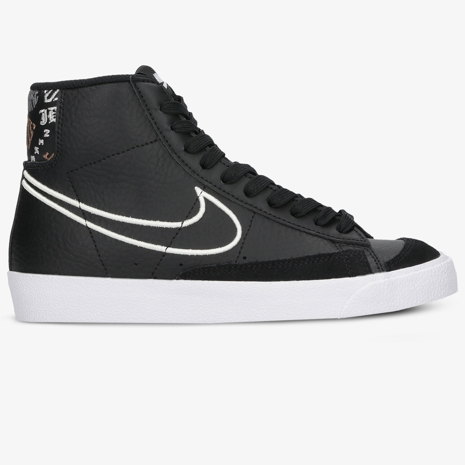 Copii pantofi sport NIKE BLAZER MID '77 SE DJ0265-001 Negru