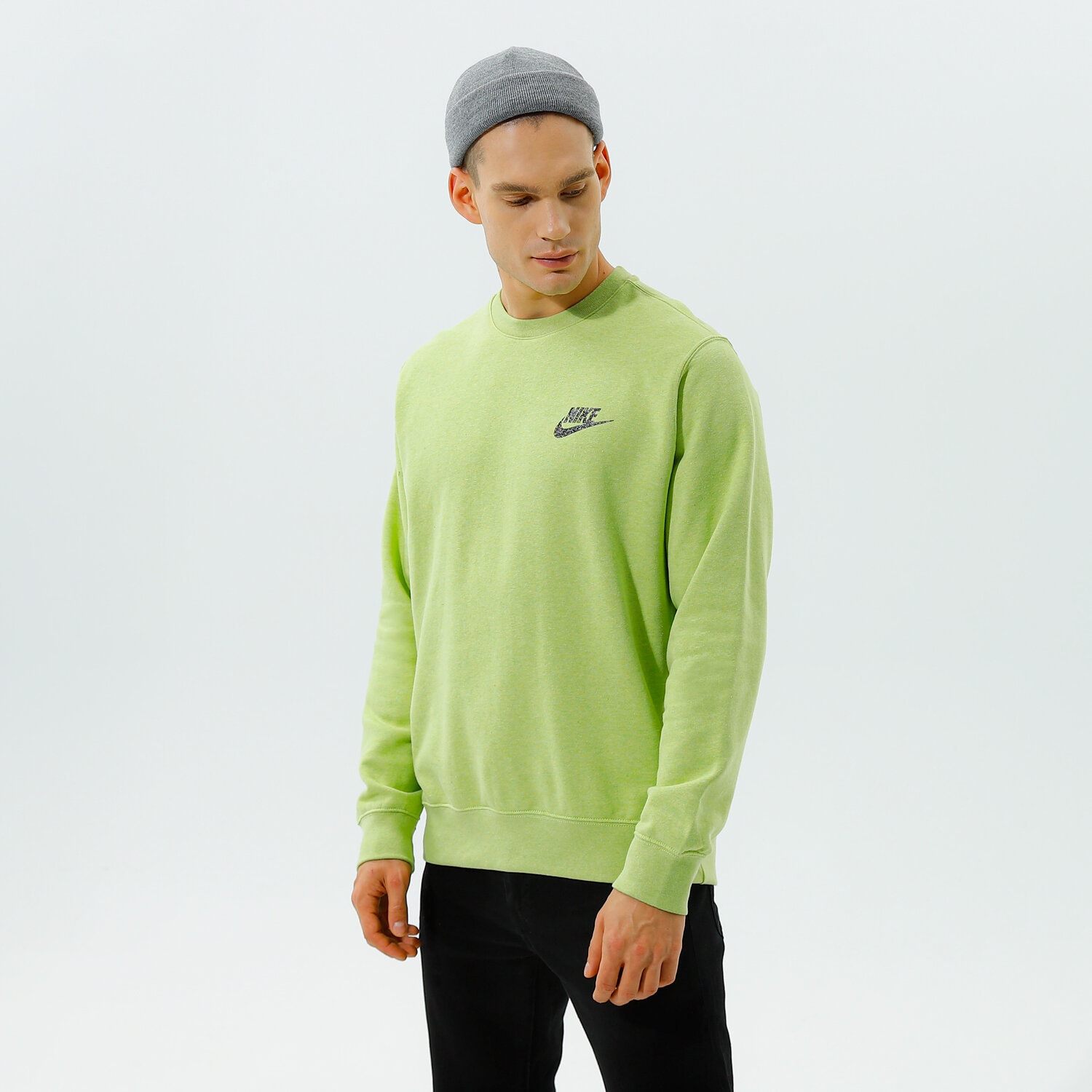Bărbați bluză NIKE BLUZĂ M NSW SPE+ SB CRW REVIVAL DD7045-736 Galben