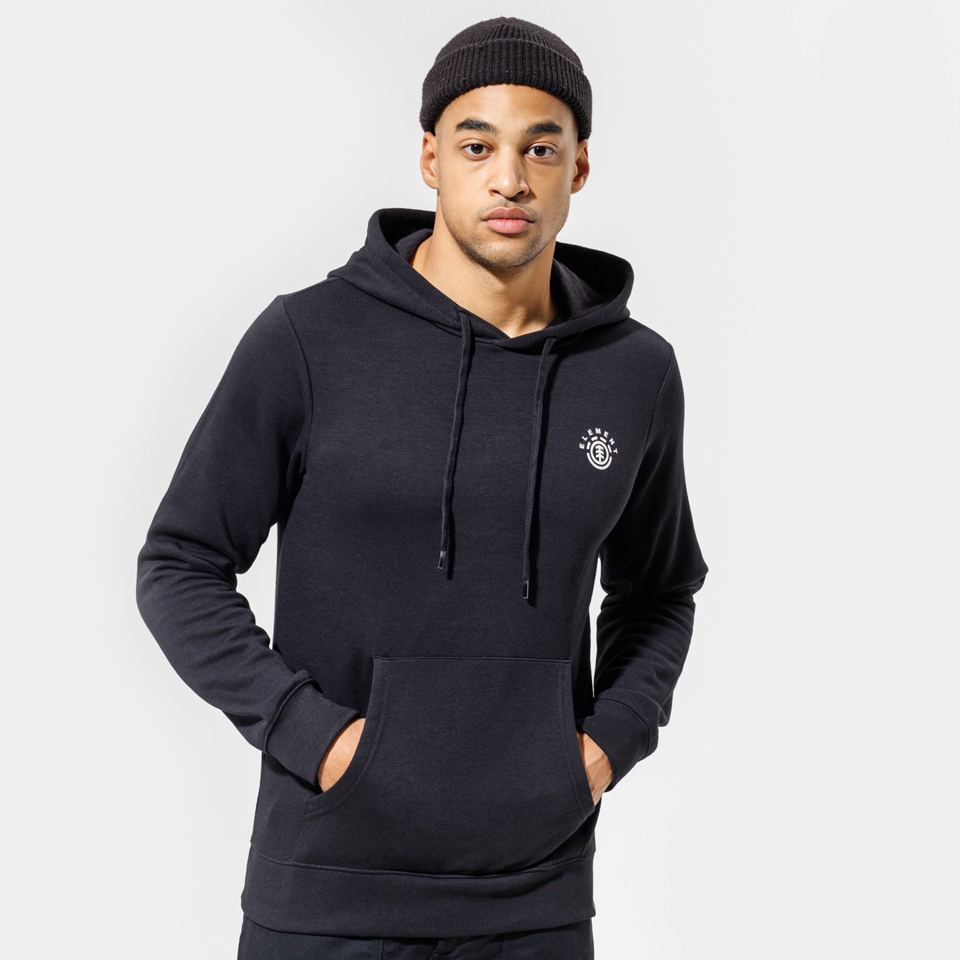 Bărbați bluză ELEMENT BLUZĂ CU GLUGĂ IVYHILL HOOD Z1HOE13732 Negru