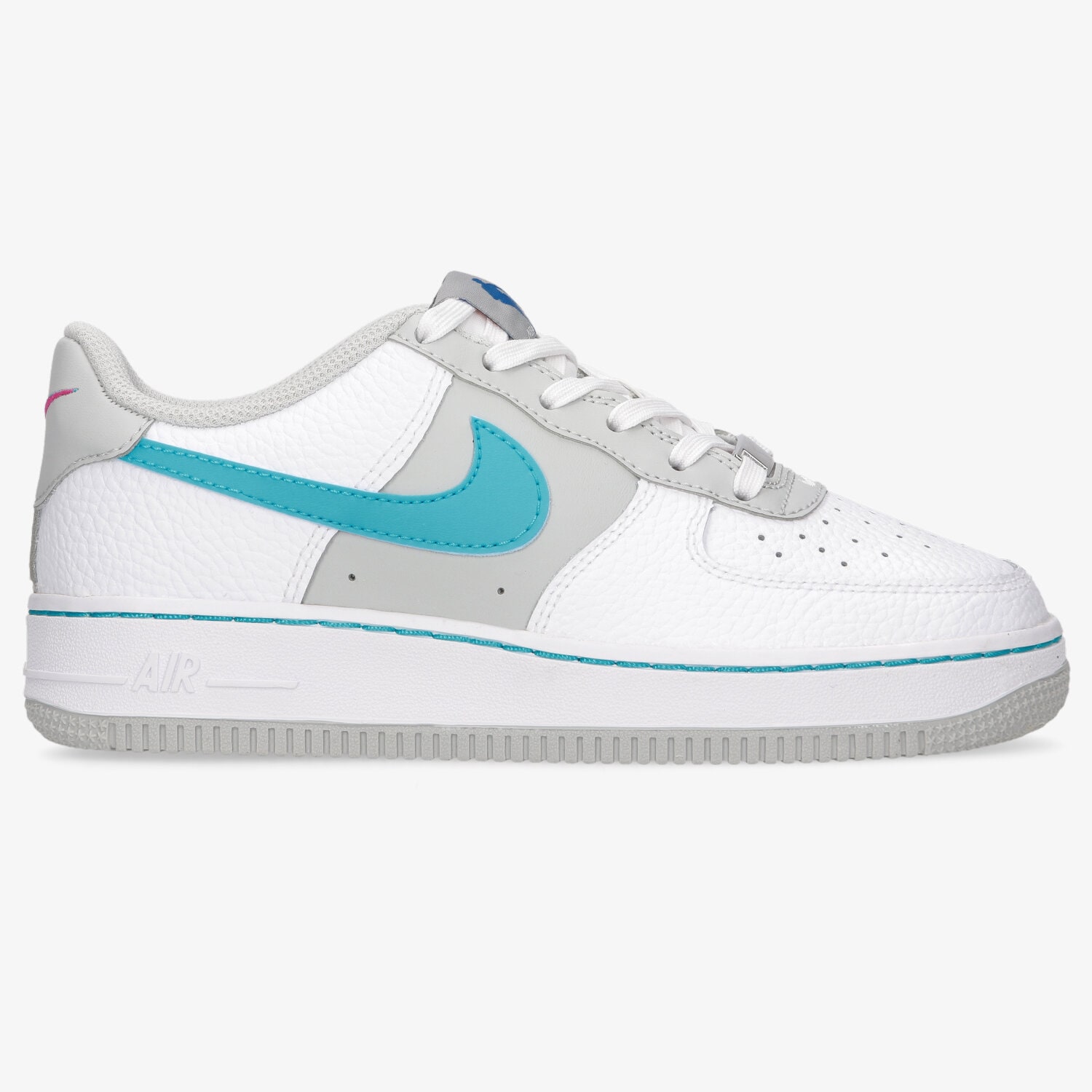 Copii pantofi sport NIKE AIR FORCE 1 LV8 EMB (GS) DJ9993-100 Alb