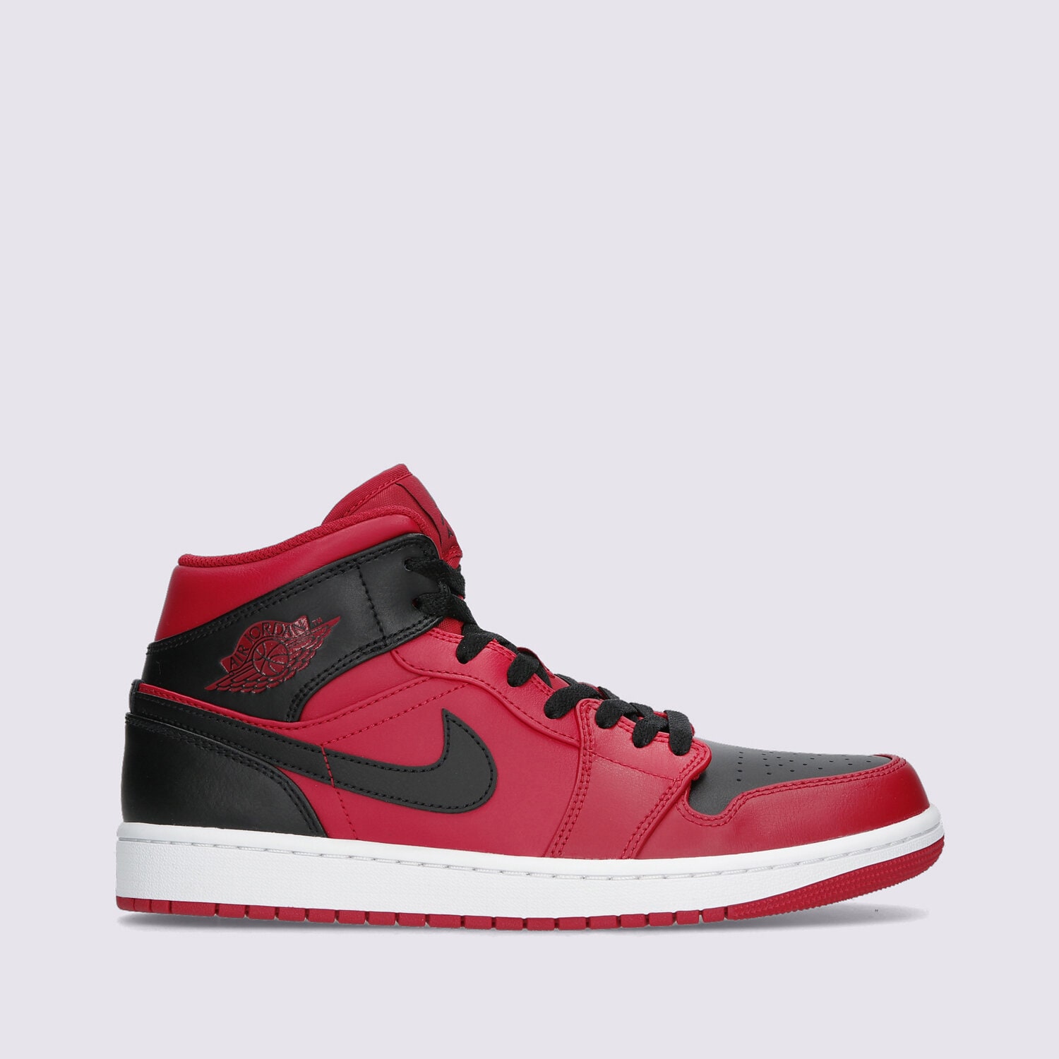 Barbați pantofi sport JORDAN AIR 1 MID  554724-660 Roșu