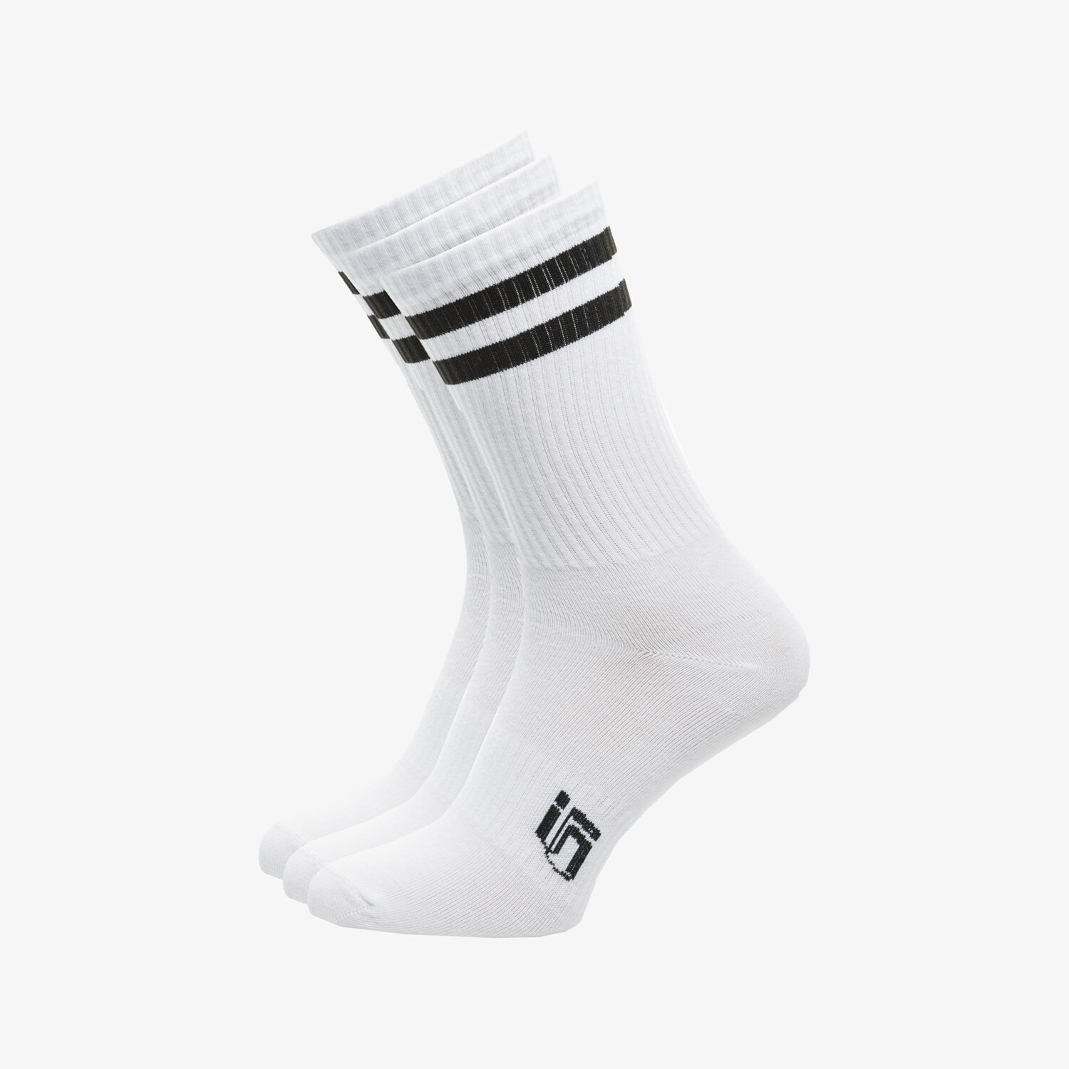 Femei șosete SIZEER ȘOSETE ÎNALTE 3PPK WHITE SISK5109 Alb