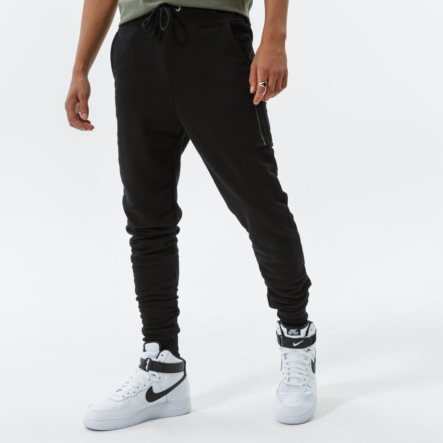 Bărbați pantaloni ALPHA INDUSTRIES PANTALONI  X-FIT SLIM CARGO PANT 178333-03 Negru