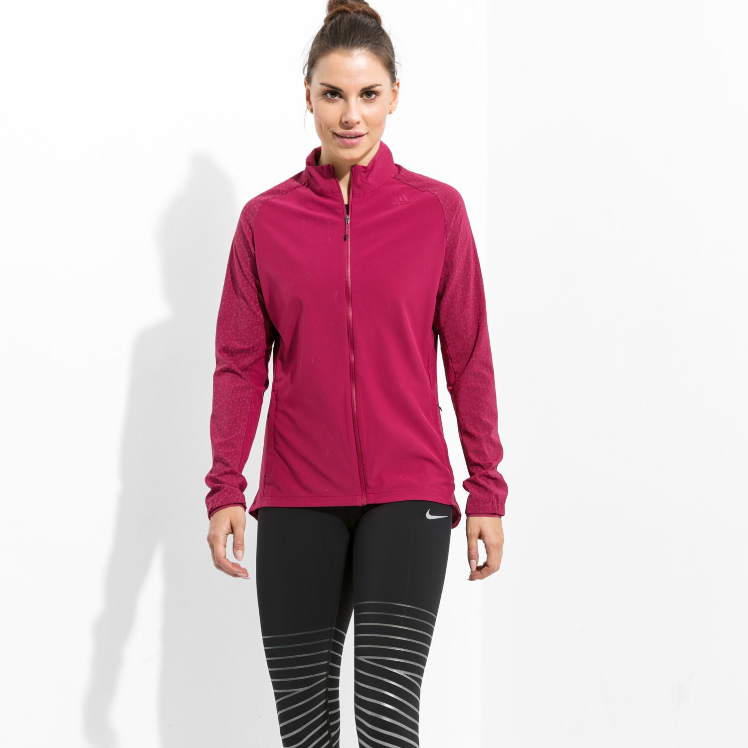 Femei geacă de iarnă ADIDAS JACHETĂ SN STM JKT W BR5909 Bordo
