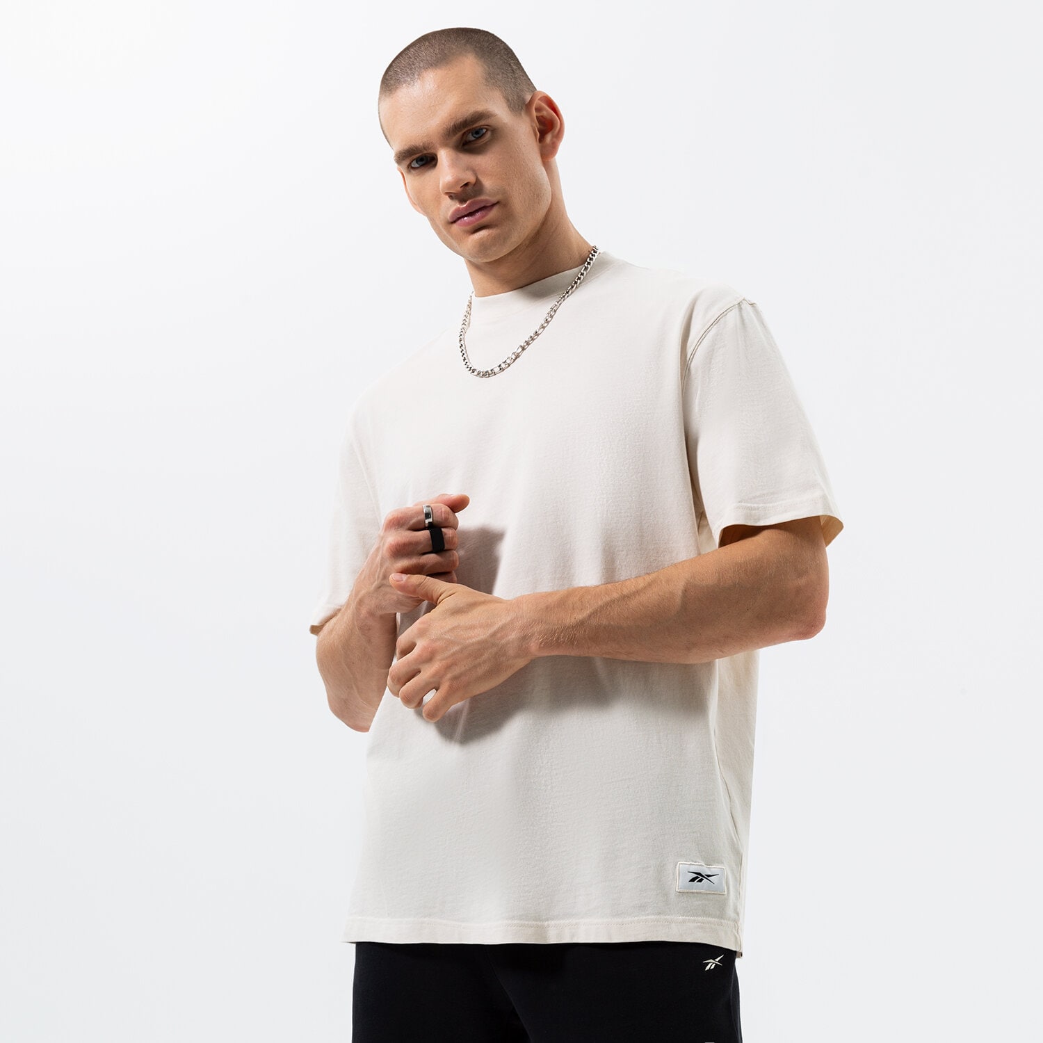 Bărbați tricou REEBOK TRICOU CLASSIC NATURAL DYE TEE HG1586 Alb