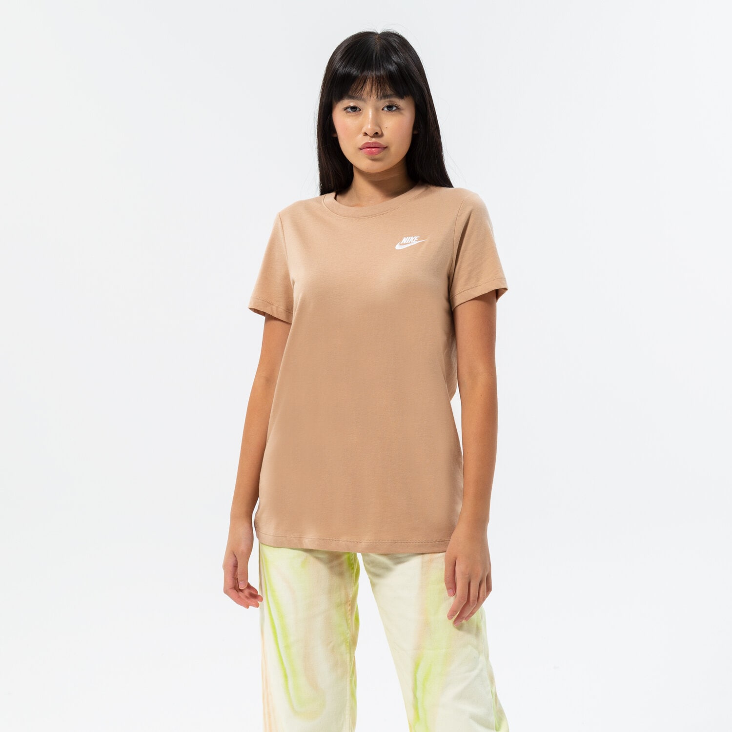 Femei tricou NIKE TRICOU ESSENTIAL SHORT SLEEVE DN2393-200 Bej