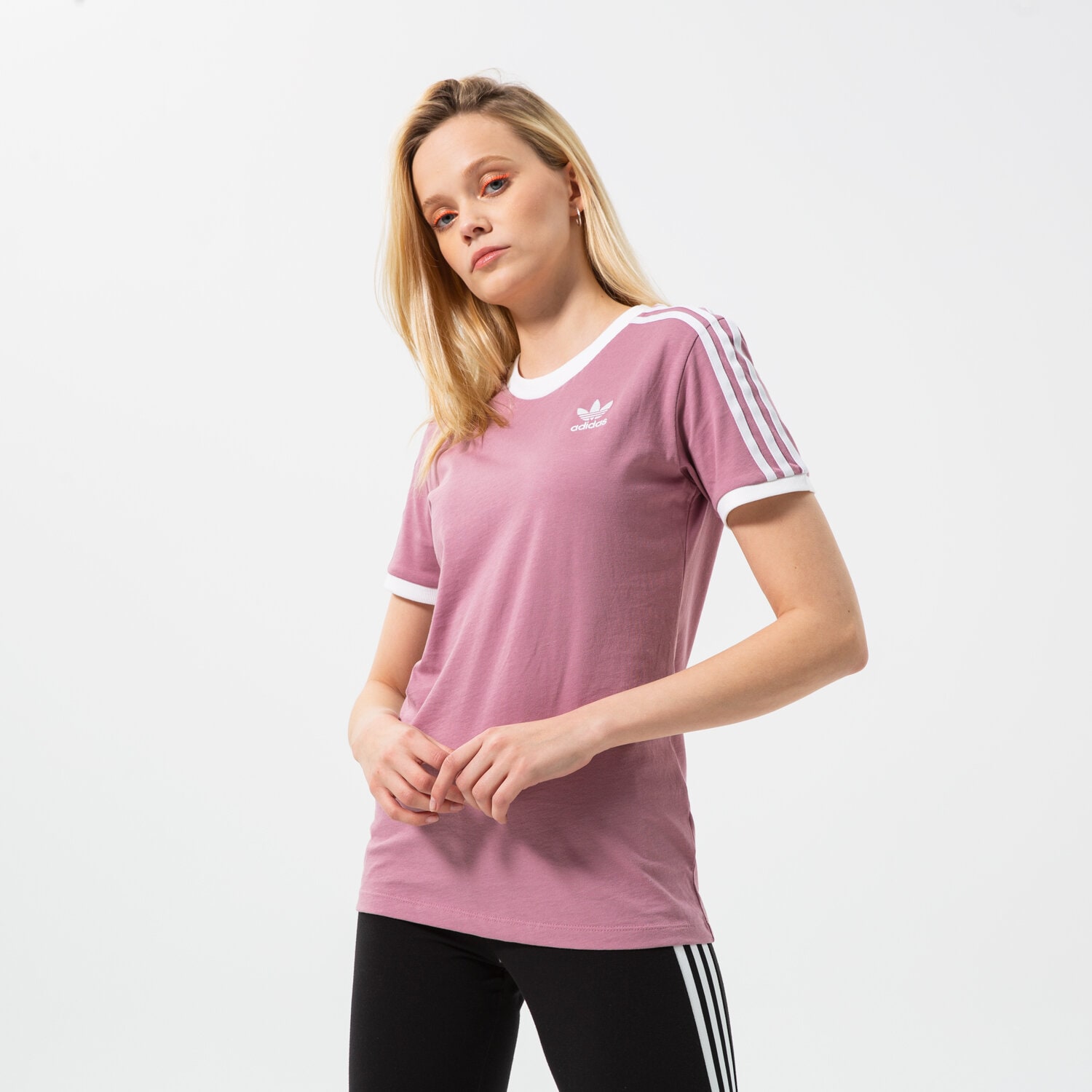 Femei tricou ADIDAS TRICOU 3 STRIPES TEE HB9485 Roz
