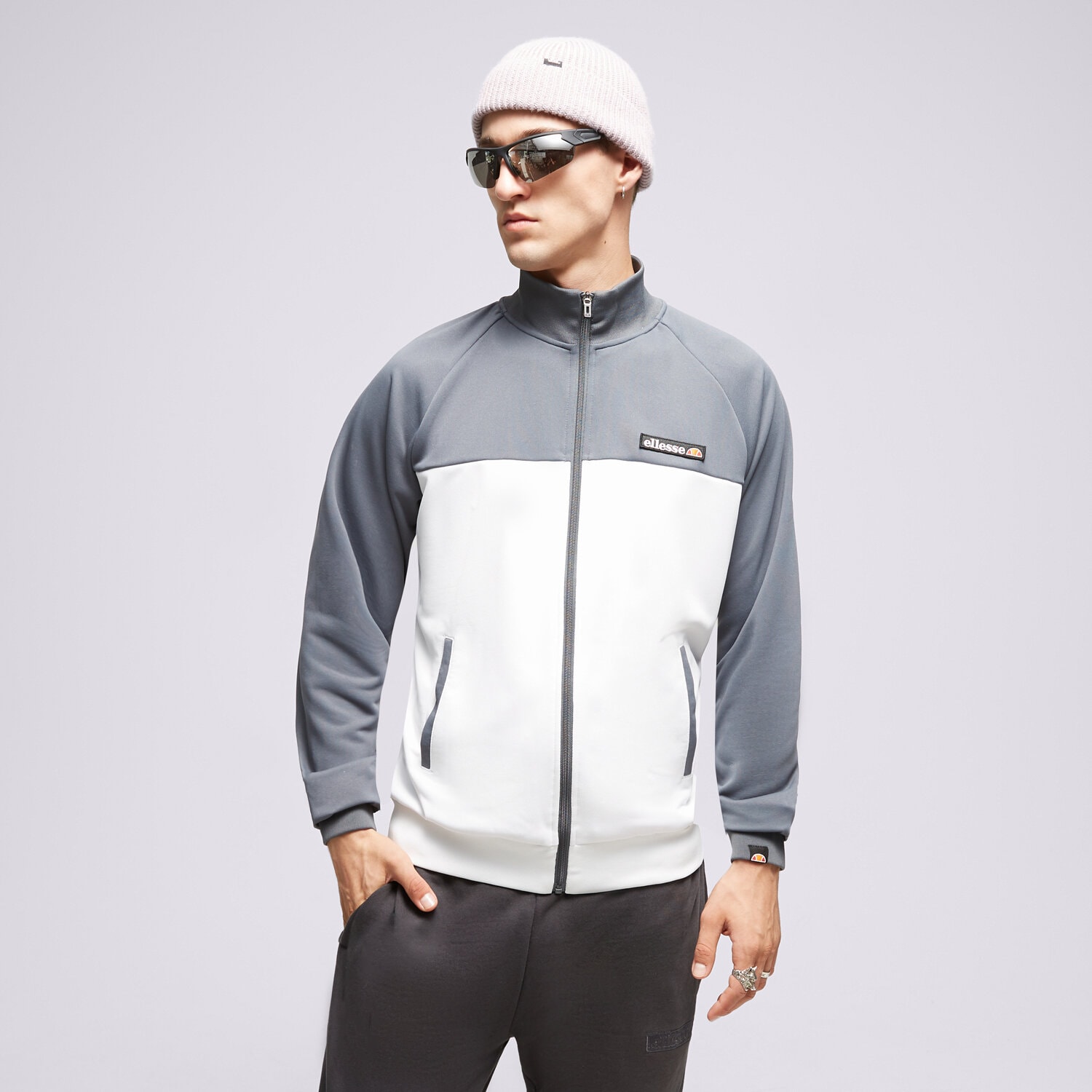 Bărbați bluză ELLESSE BLUZĂ SATIA TTOP SJD16898126 Gri