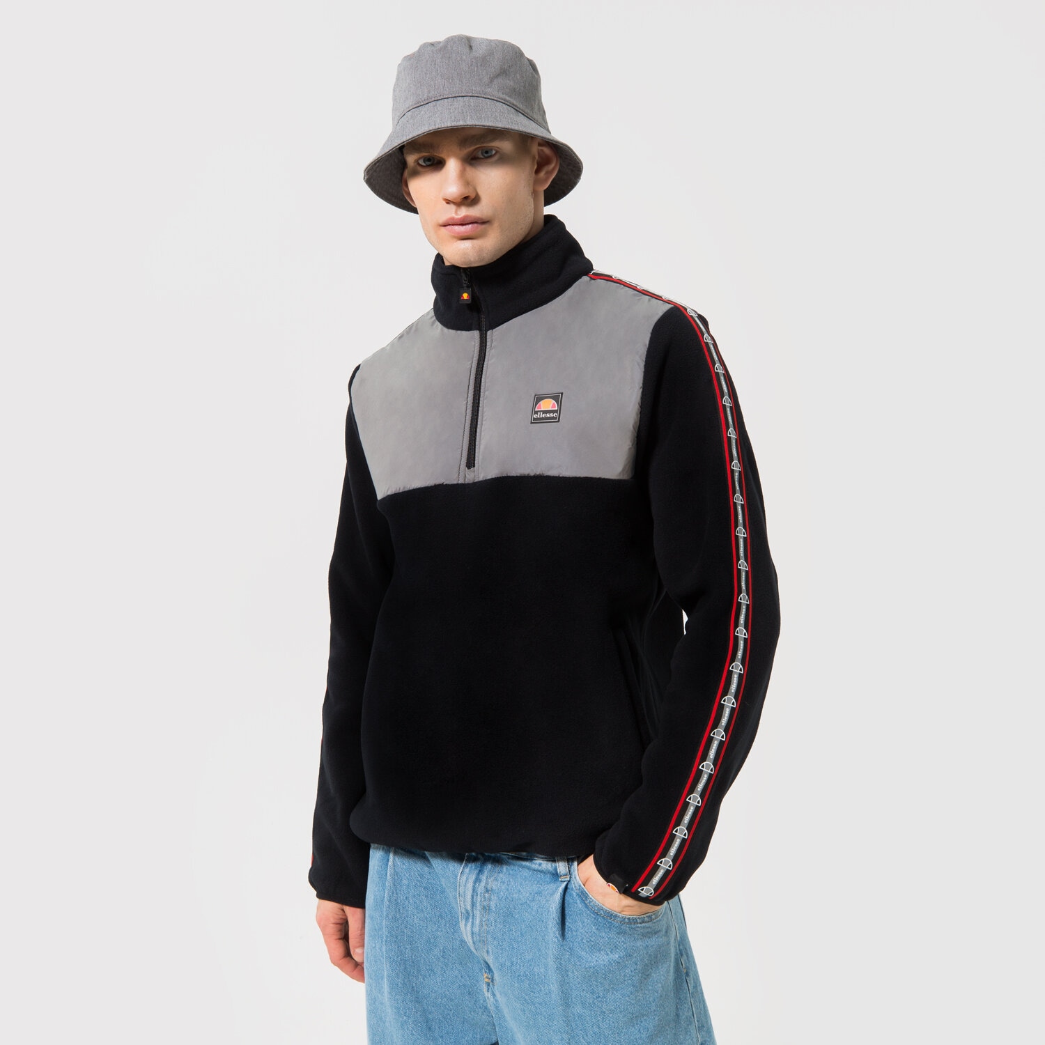 Bărbați jachetă ELLESSE JACHETĂ PUJACHETĂ   DE SEZON  TUNDRA JACKET BLK SHP15820011 Negru