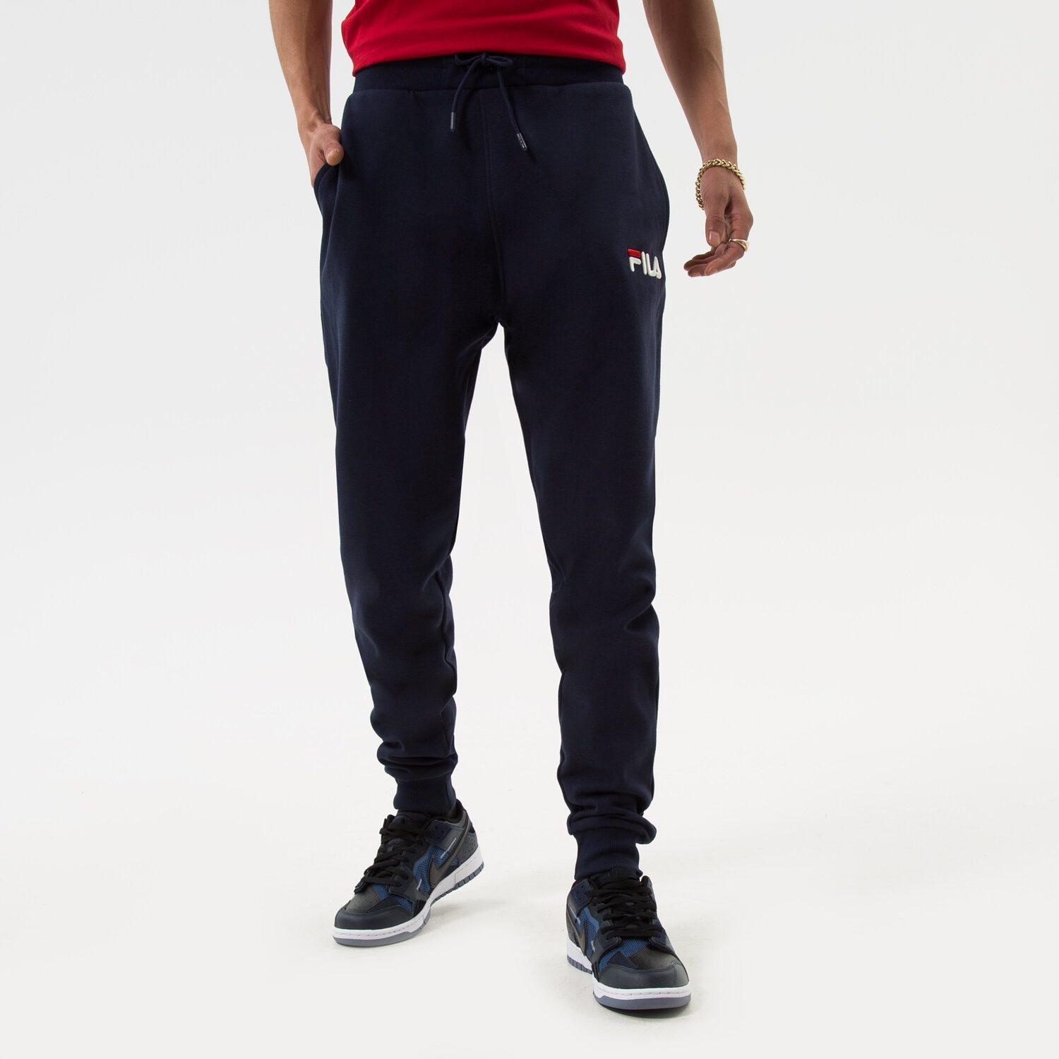 Bărbați pantaloni FILA PANTALONI  JAKEY TK119176410 Bleumarin