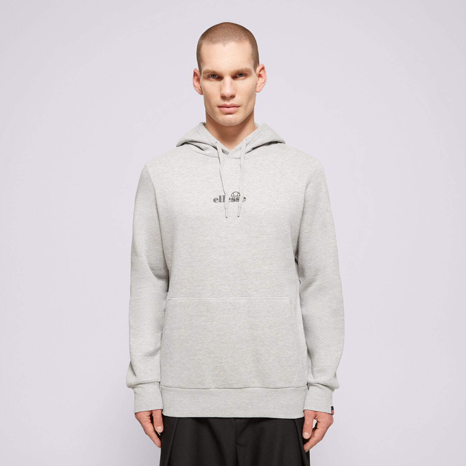 Bărbați bluză ELLESSE BLUZĂ CU GLUGĂ PERSHUTA GREY MRL OH HOODY SHP16466112 Gri