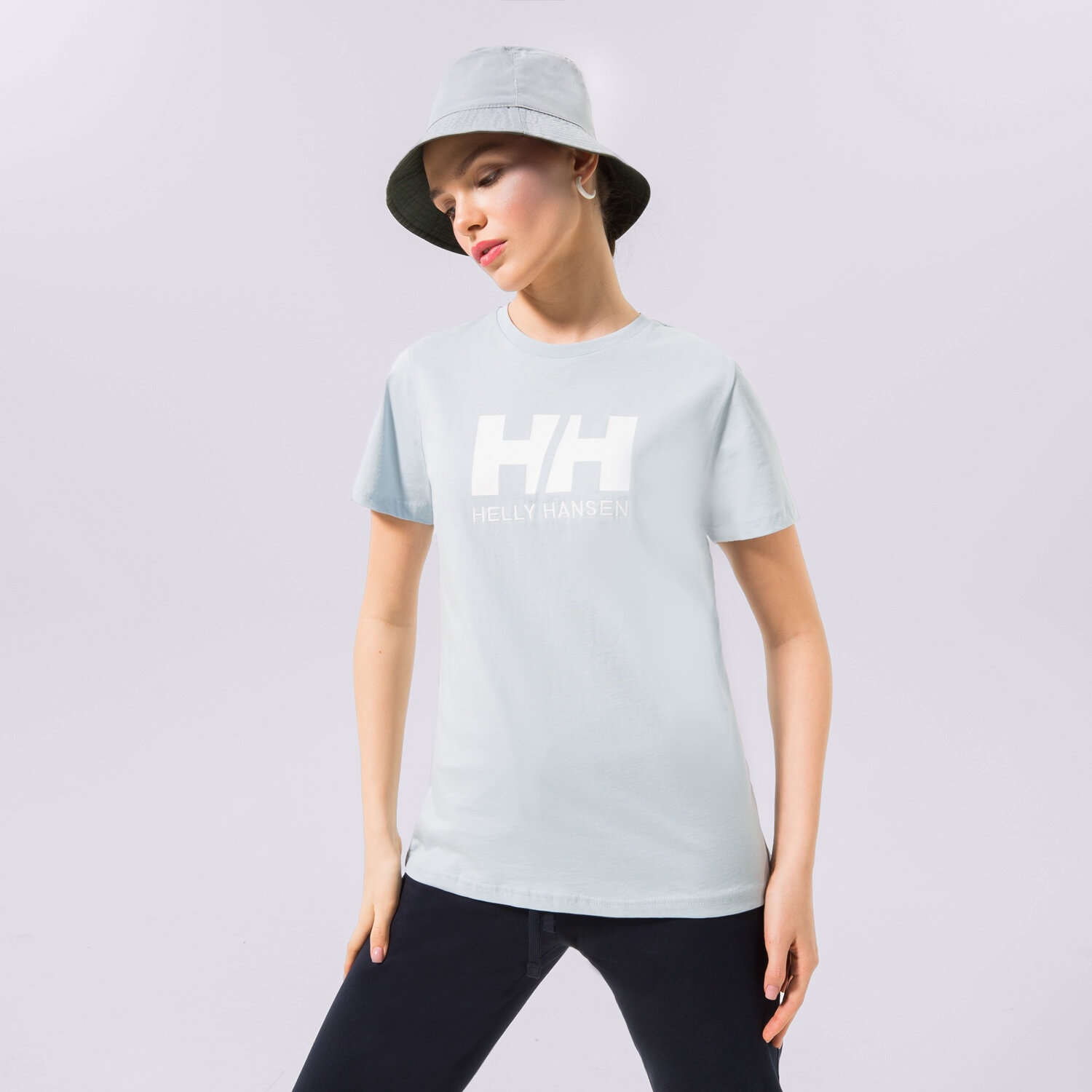 Femei tricou HELLY HANSEN TRICOU W HH LOGO 34112582 Albastru