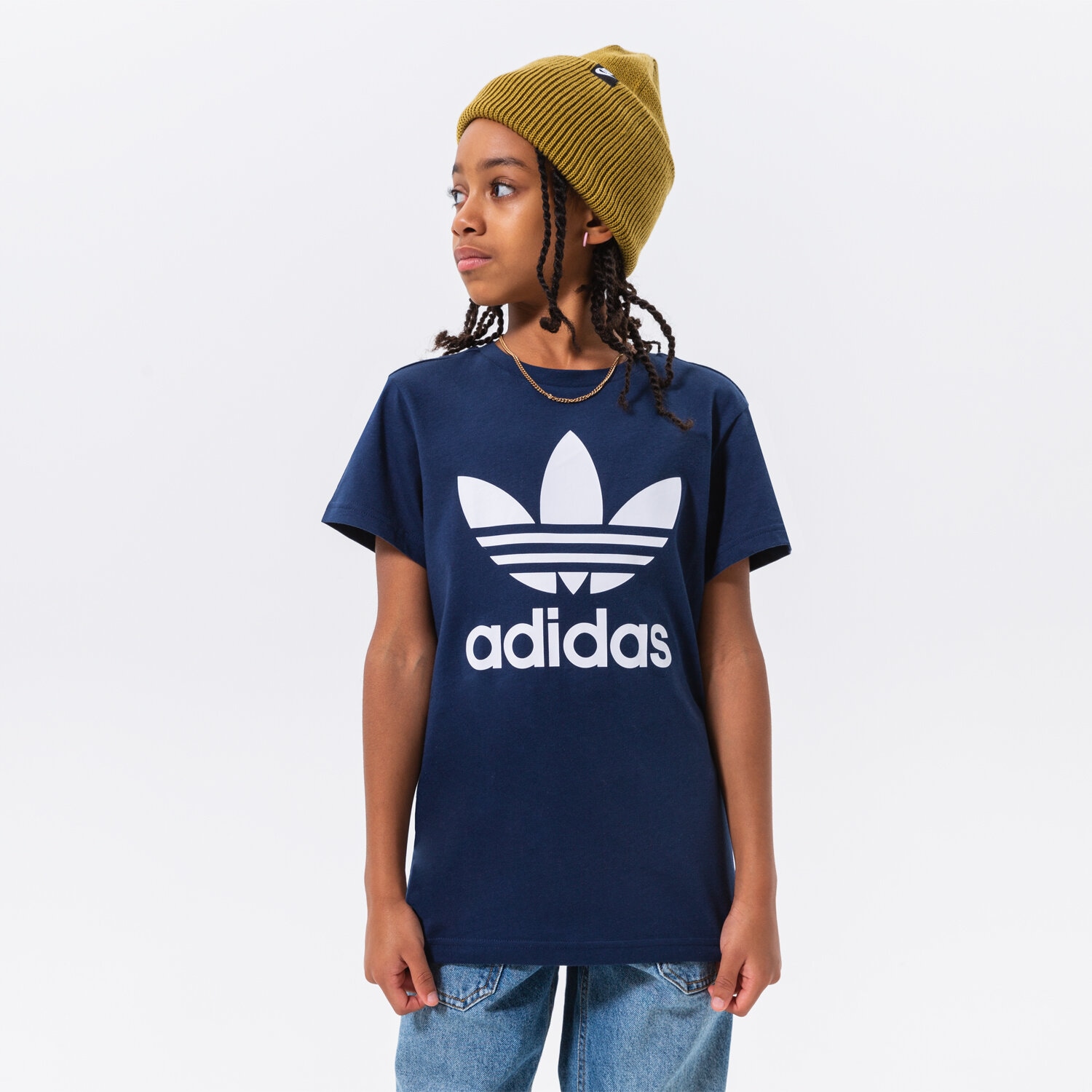Copii tricou ADIDAS TRICOU TREFOIL TEE U HK0260 Negru