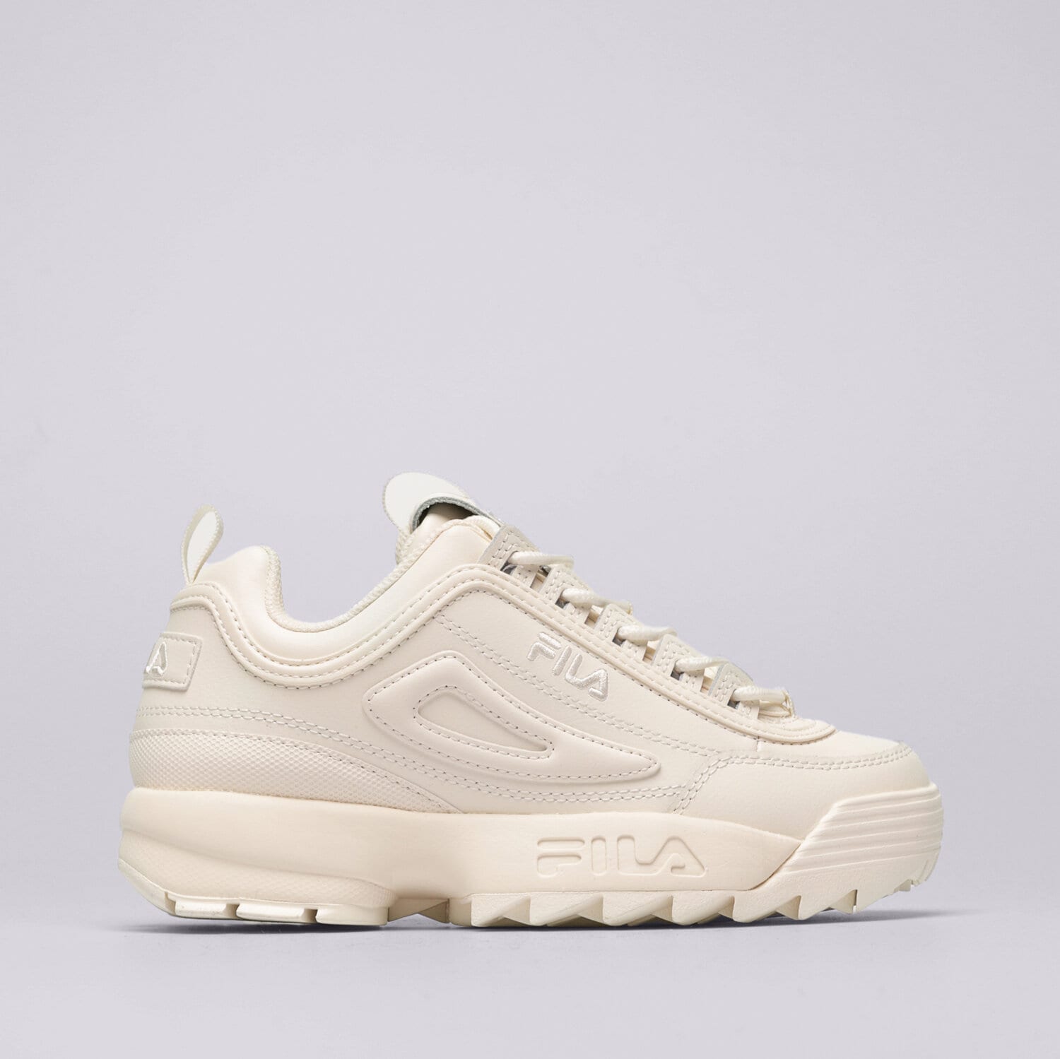 Femei pantofi sport FILA DISRUPTOR II PREMIUM 5XM02263100 cremă