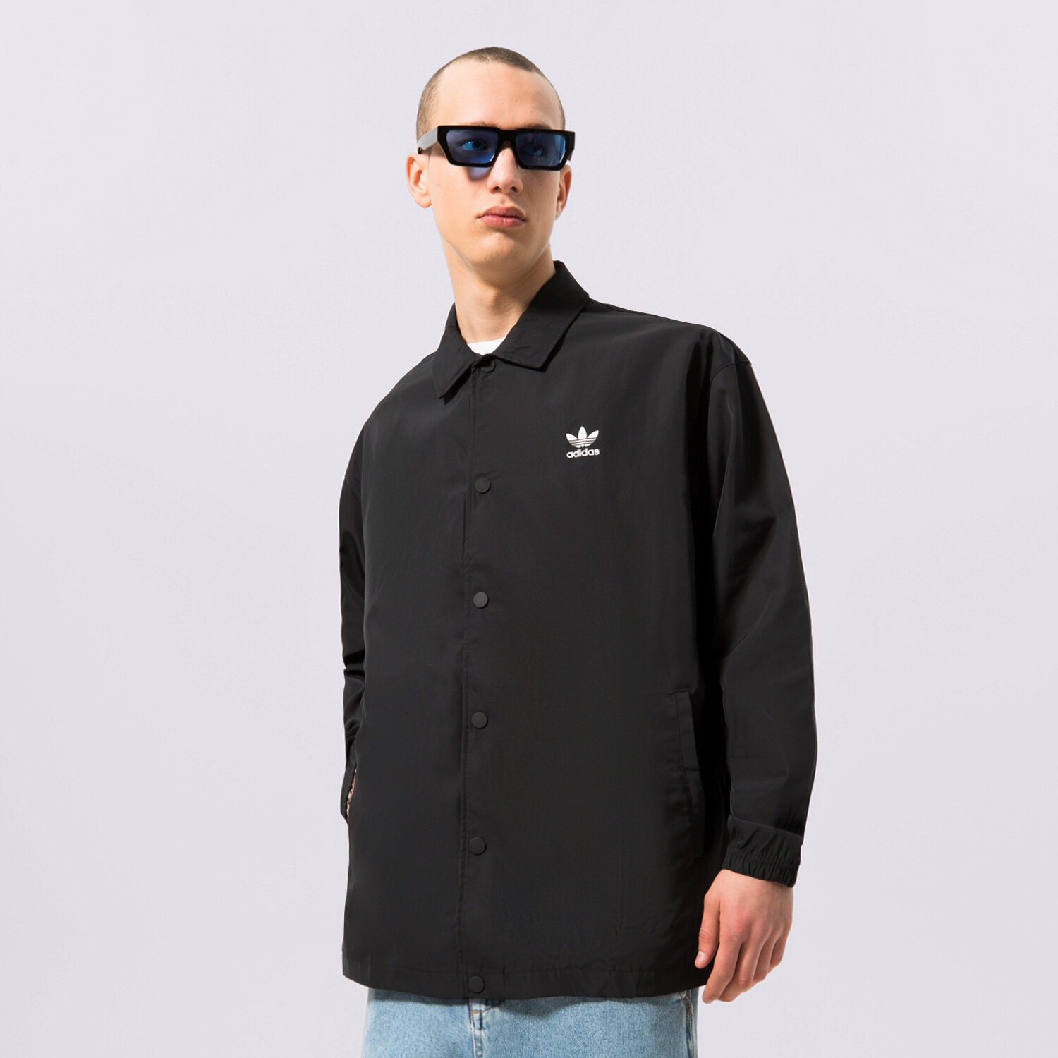 Bărbați jachetă ADIDAS JACHETĂ COACH JACKET IA6371 Negru