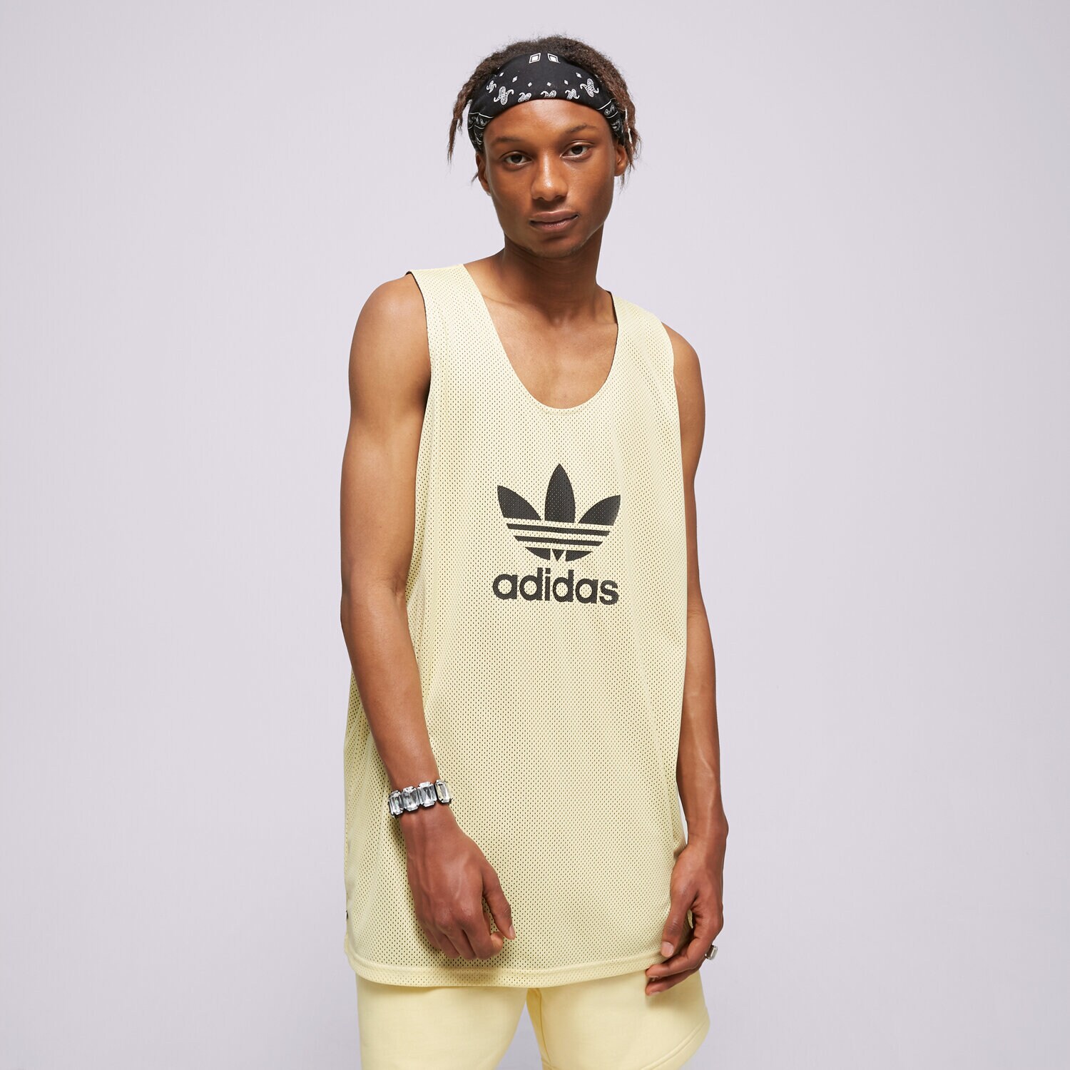 Bărbați tricou ADIDAS MAIOU BBALL TREFO JSY IB9957 Galben