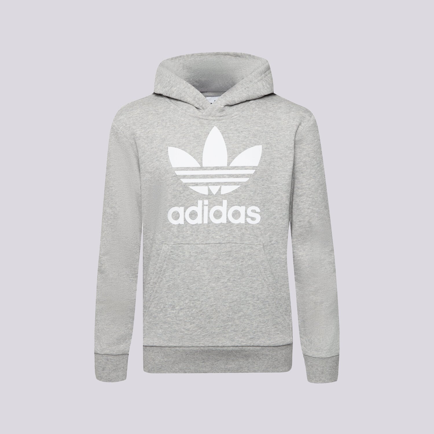 Copii bluză ADIDAS BLUZĂ CU GLUGĂ TREFOIL HOODIE BOY GE1979 Gri
