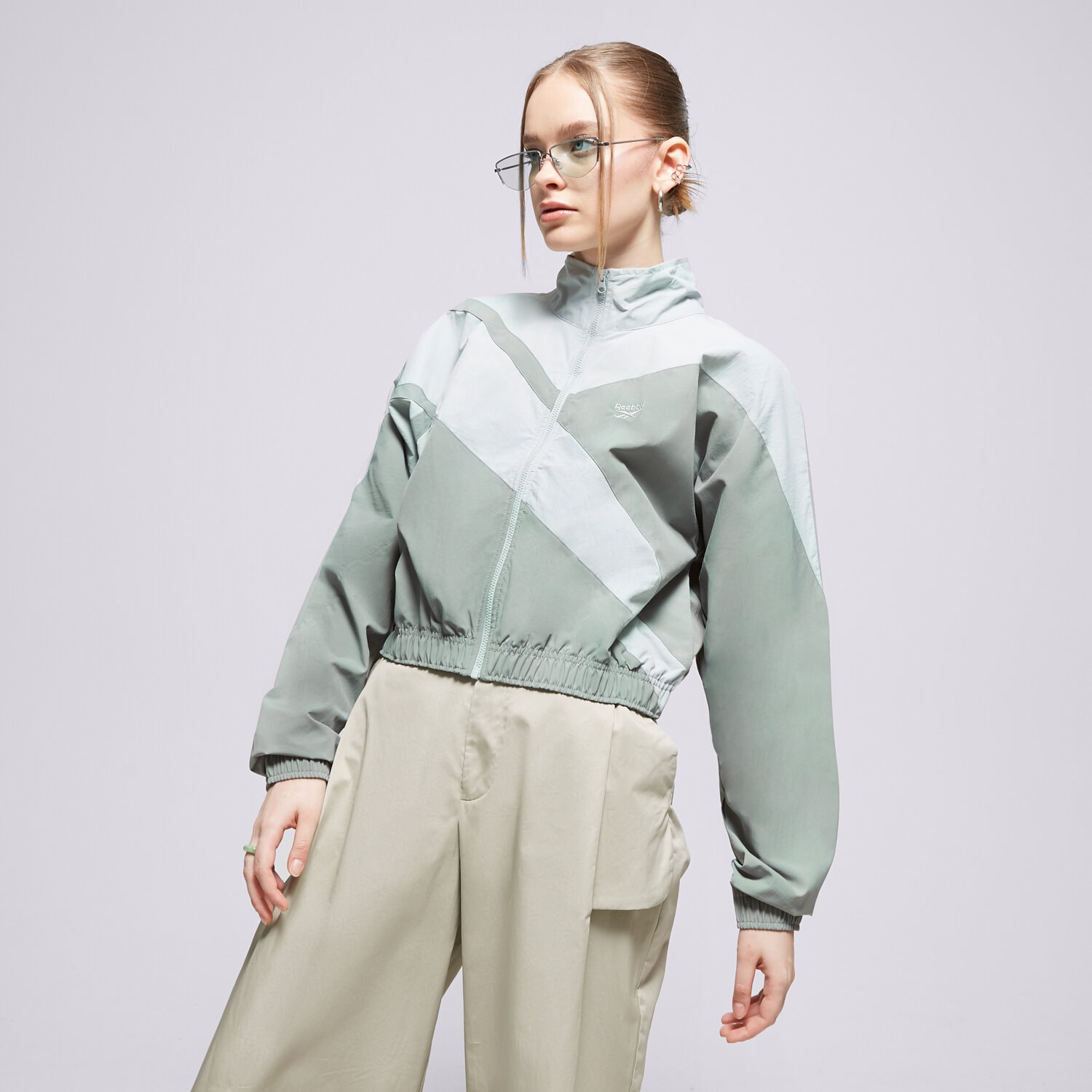 Femei jachetă REEBOK JACHETĂ CL AE FR TT IC0189 Verde