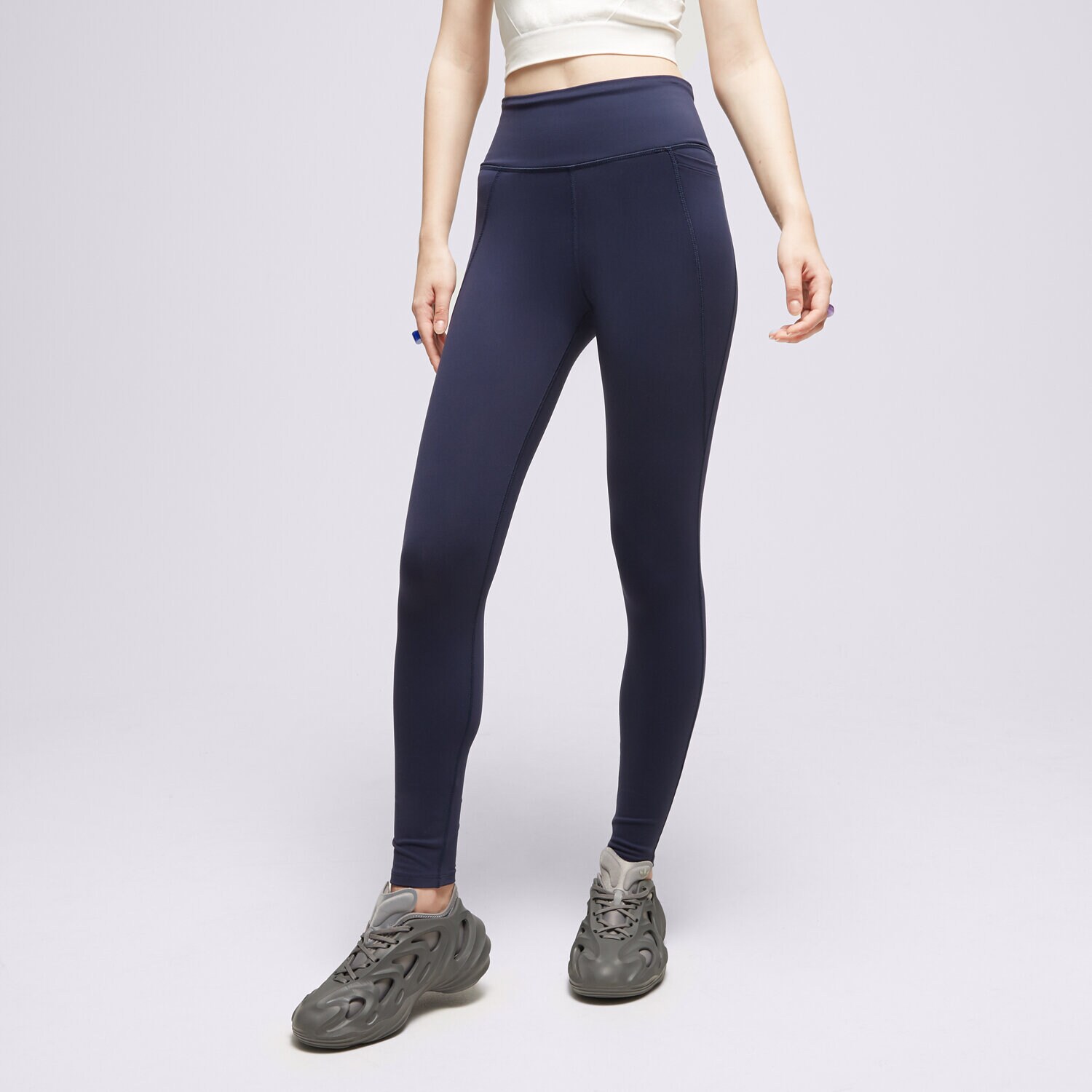Femei pantaloni REEBOK COLANȚI LUX HR TIGHT HS4706 Bleumarin