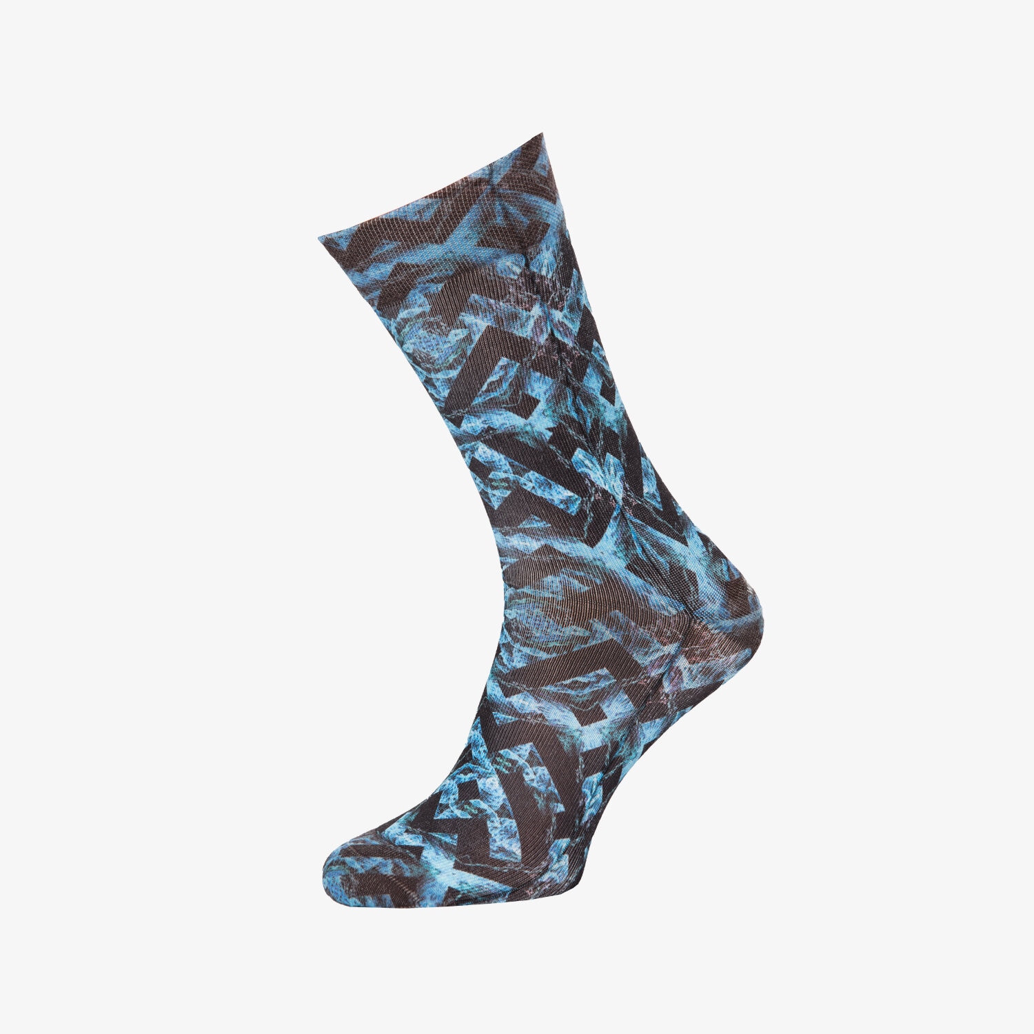 Femei șosete WIGGLESTEPS ȘOSETE BLUE LEOPARD 2010-03763-502 Albastru