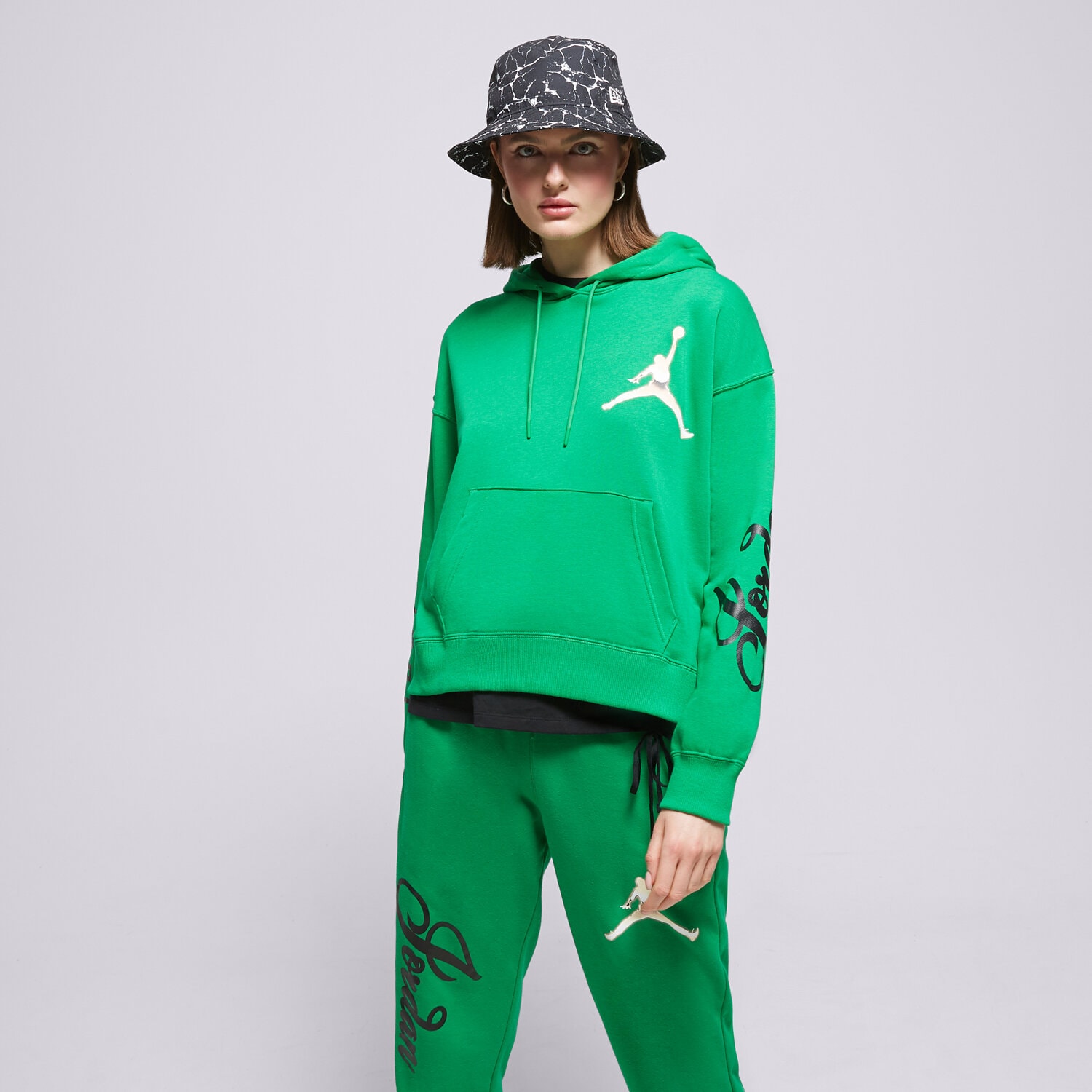 Femei bluză JORDAN BLUZĂ W J BRKLN FT GFX PO DZ3378-310 Verde