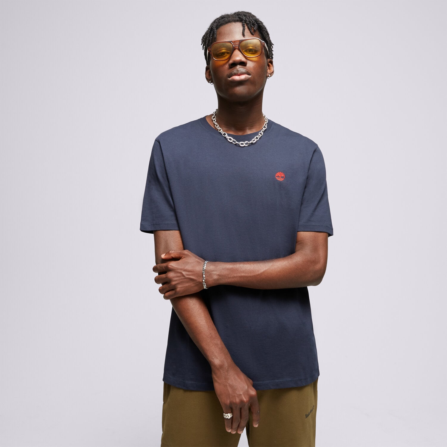Bărbați tricou TIMBERLAND TRICOU SS DUNSTAN RIVER JERSEY TEE TB0A6GB64331 Bleumarin
