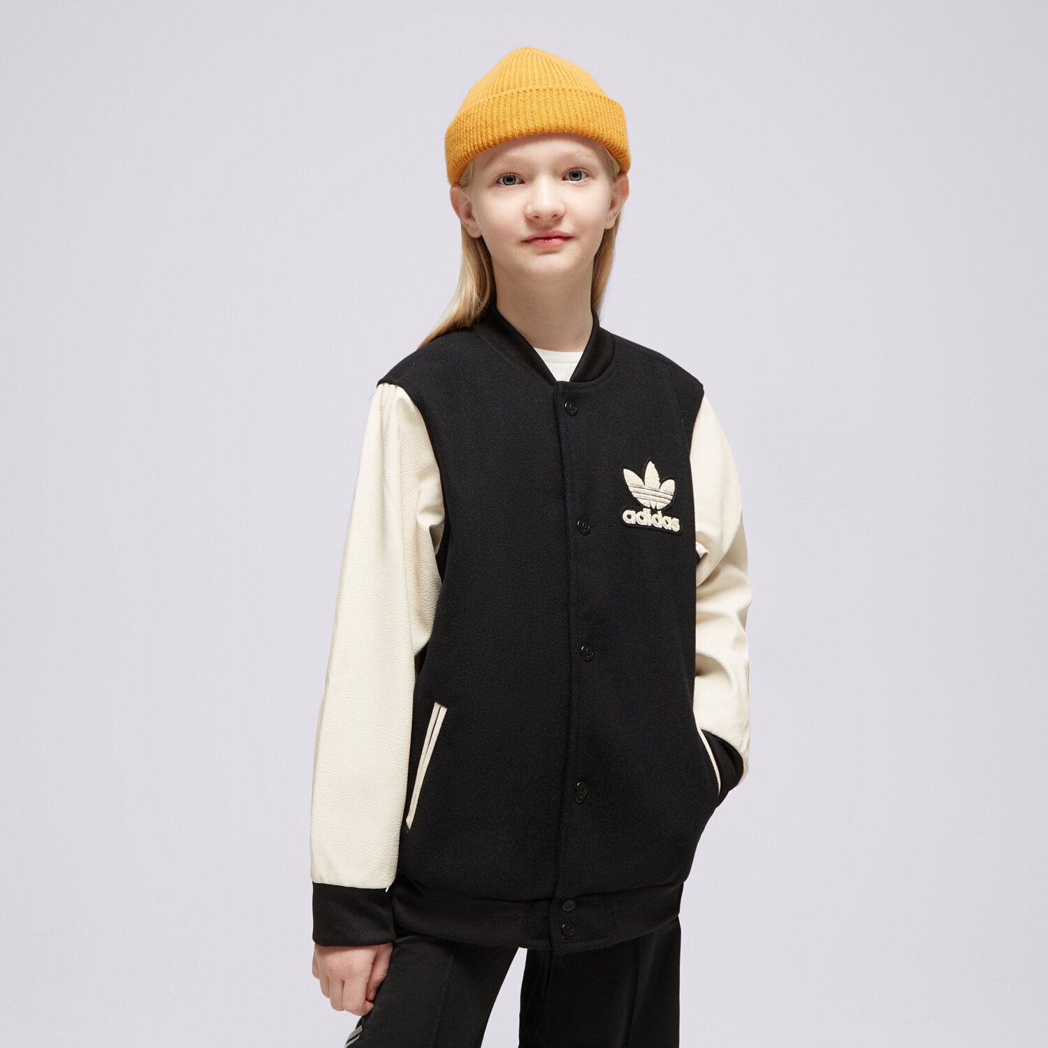 Jachetă de sezon pentru copii (primăvară/toamnă) ADIDAS JACHETĂ VRCT JACKET U IL1847 Negru