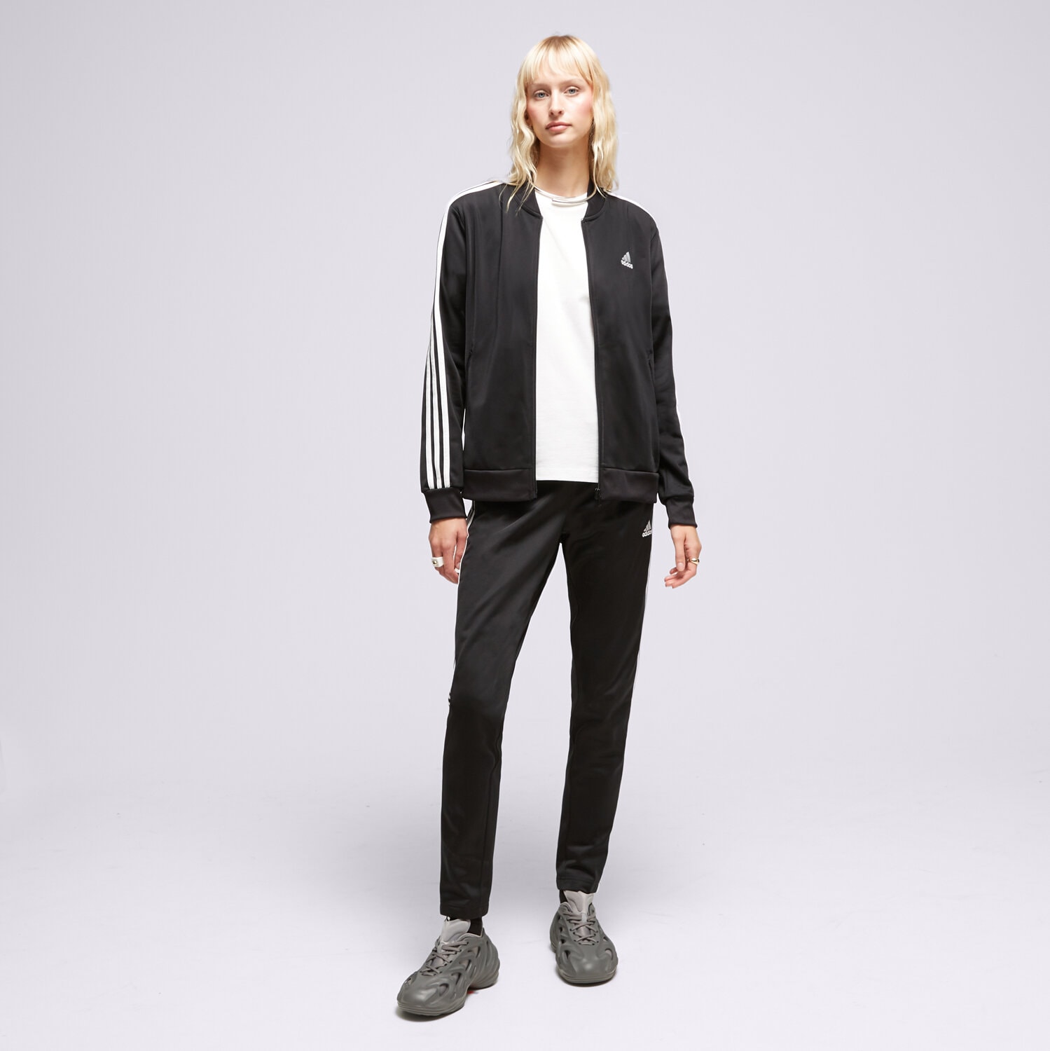 ADIDAS SET W 3S TR TS IJ8781 Negru