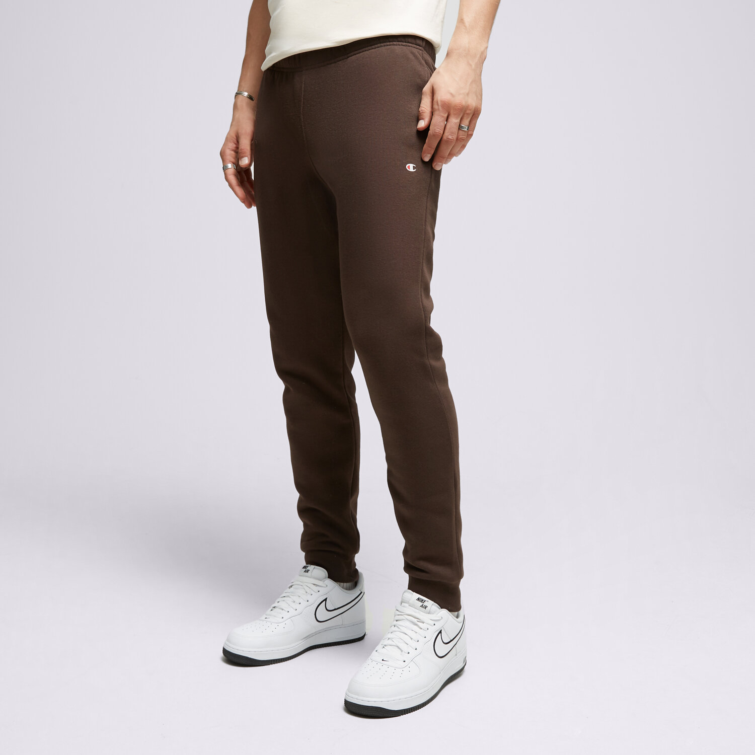 Bărbați pantaloni CHAMPION PANTALONI  RIB CUFF PANTS 218341MS548 Maro