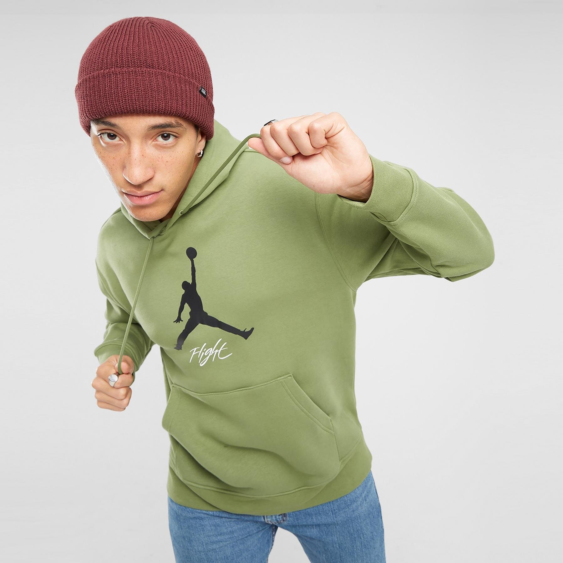 Bărbați bluză JORDAN BLUZĂ CU GLUGĂ M J ESS GFX PO HOODIE FD7545-340 Verde