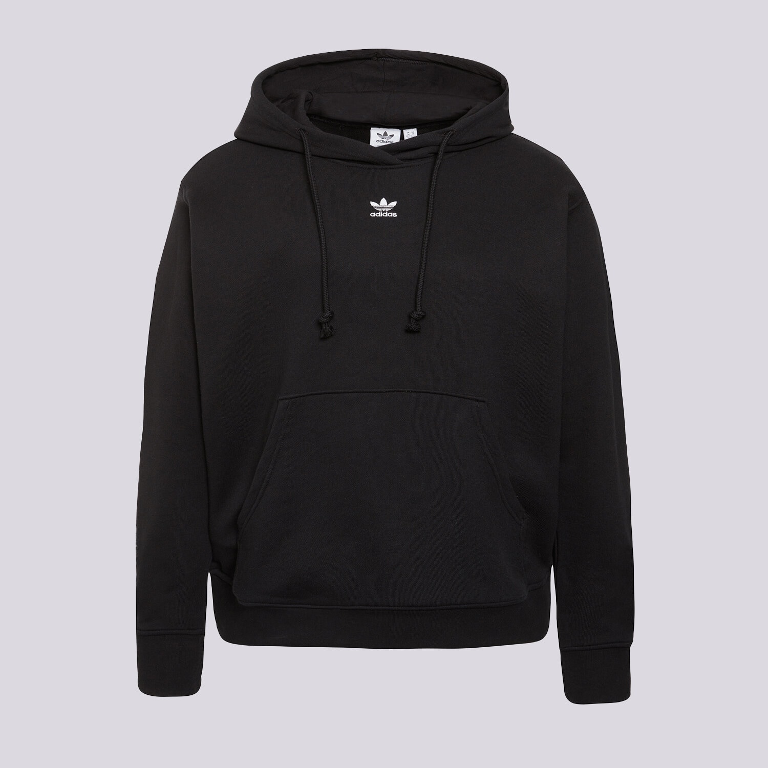 Femei bluză ADIDAS BLUZĂ CU GLUGĂ HOODIE SIZE PLUS IA6424 Negru
