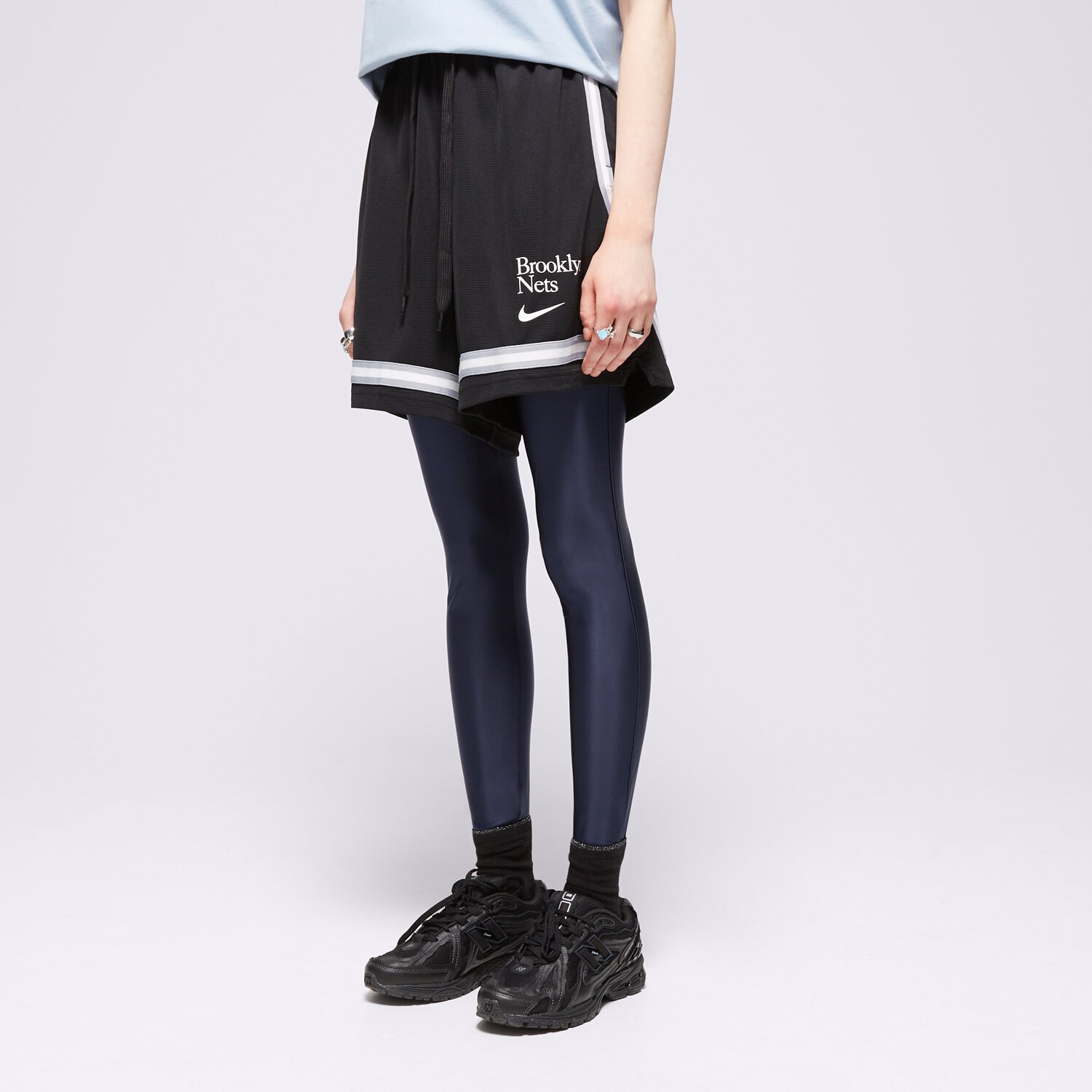 Femei pantaloni scurți NIKE PANTALONI SCURȚI BKN WNK   DF FLY CRSSOVR SHR GX NBA FD8952-010 Negru