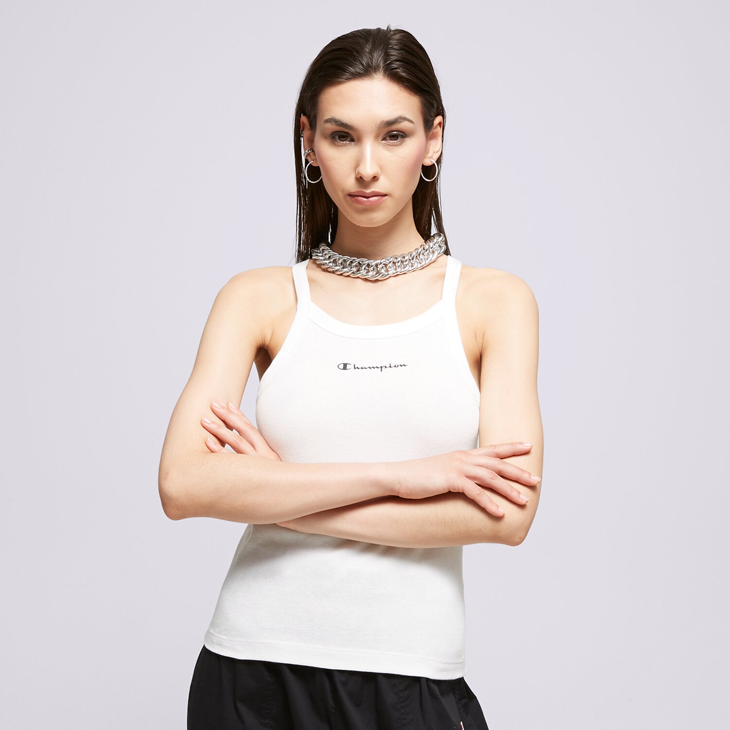 Femei tricou CHAMPION MAIOU MAIOU TOP 116121WW001 Alb