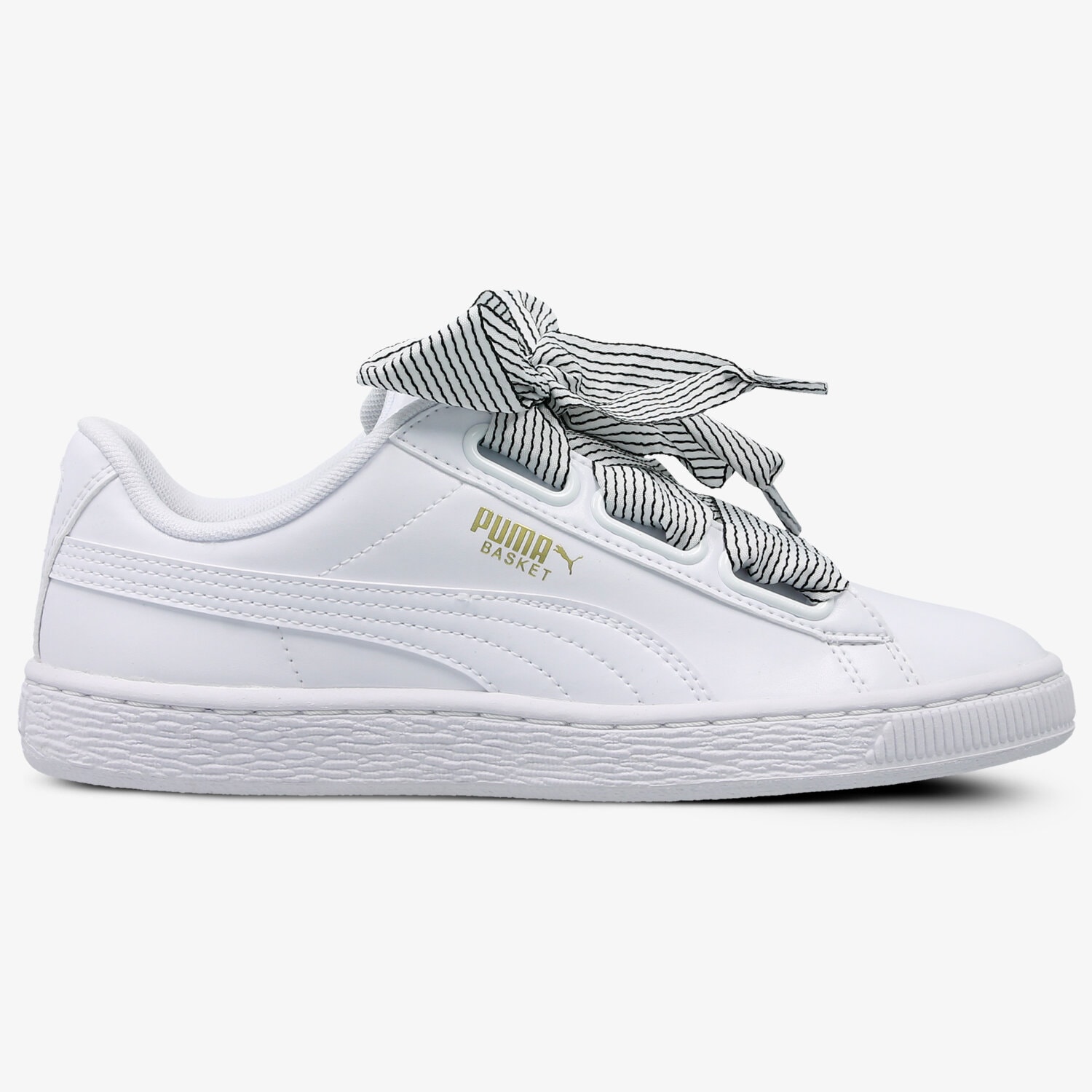 Femei pantofi sport PUMA BASKET HEART WN'S 36519803 Alb