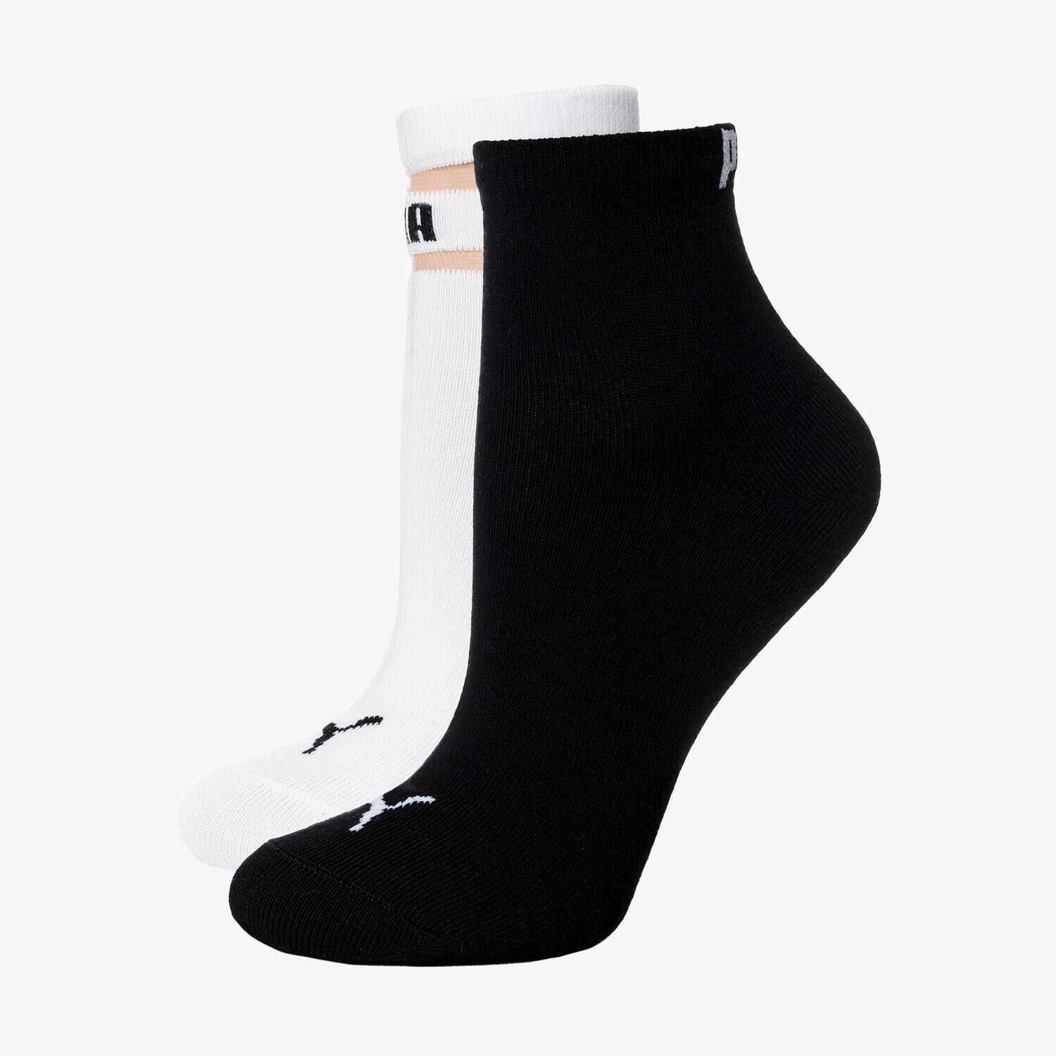 Femei șosete PUMA șOSETE PUMA QUARTER 2P WOMEN 90708802 Alb
