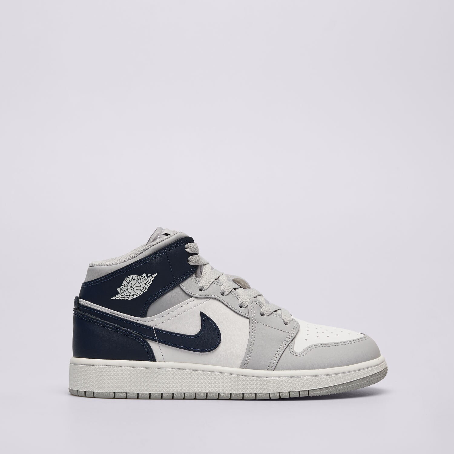 Copii pantofi sport AIR JORDAN 1 MID BG DQ8423-104 Gri