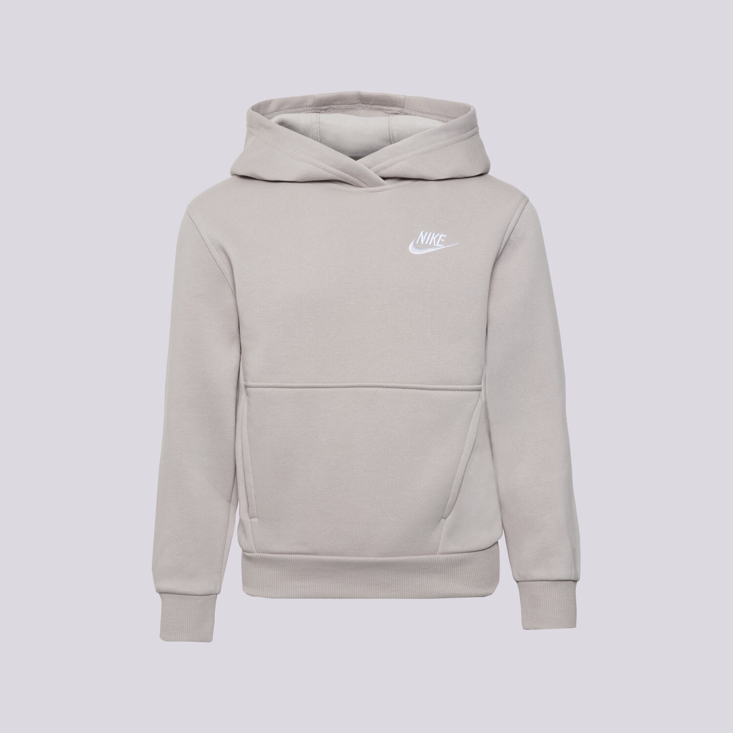 Copii bluză NIKE BLUZĂ CU GLUGĂ K NSW CLUB FLC HDY LBR BOY FD3000-009 Bej