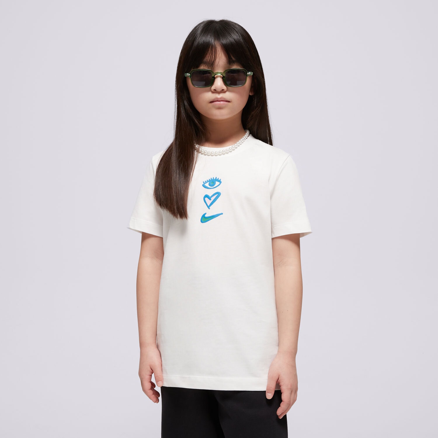 Copii tricou NIKE TRICOU K NSW TEE BE MINE BOY HM5859-100 Alb
