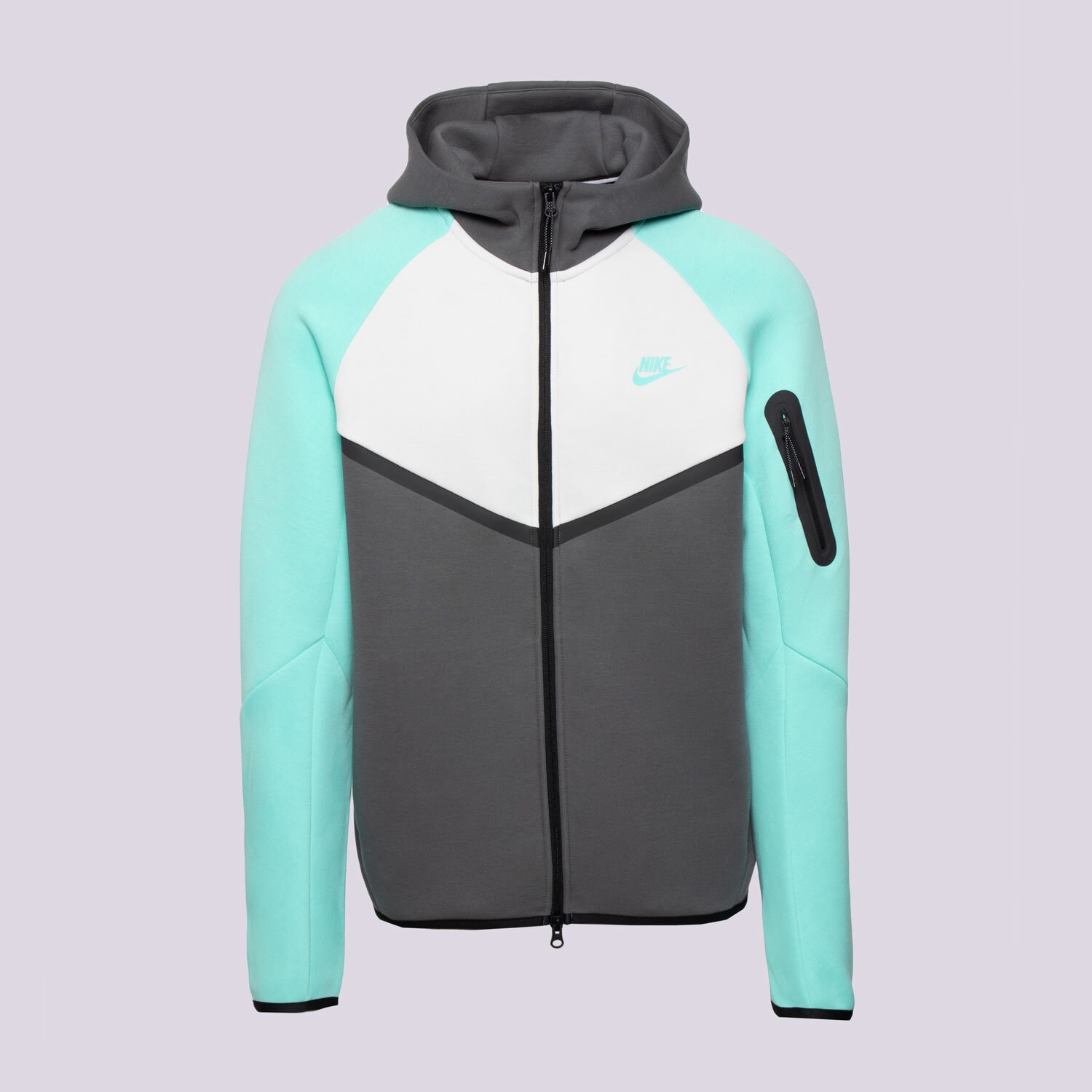 Bărbați bluză NIKE BLUZĂ HANORAC M NK TCH FLC FZHD HV6512-068 Verde