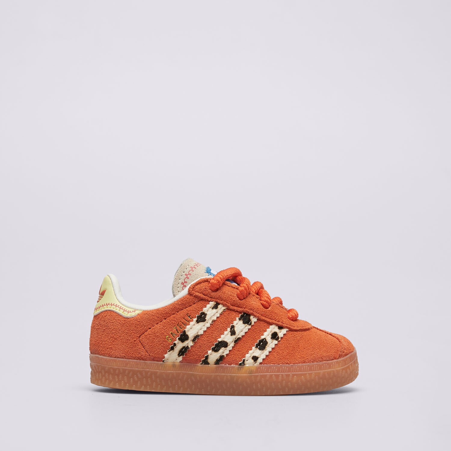 Copii pantofi sport ADIDAS GAZELLE CF EL I JI0075 Portocaliu